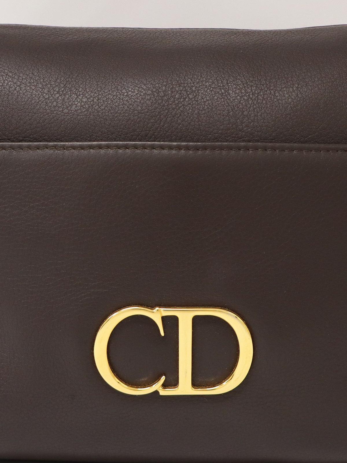CD金具レザーハンドバッグ