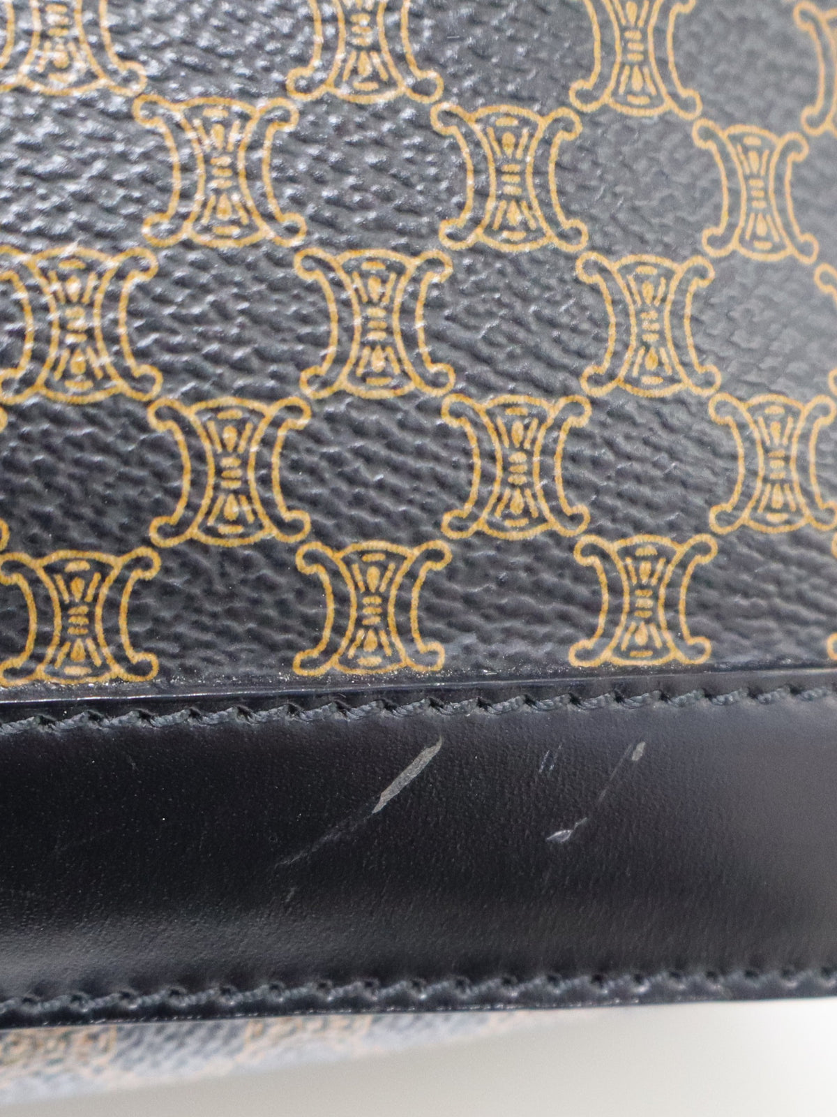 Macadam-pattern handbag