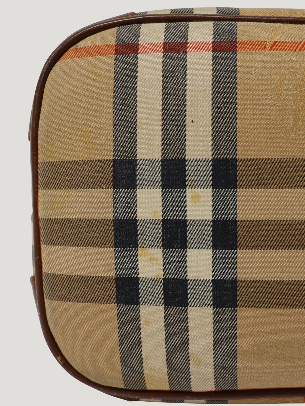 Checked one-shoulder bag