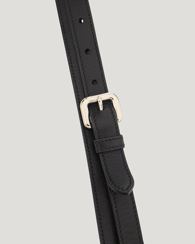 Logo Hardware Nylon Leather 2-Way Bag