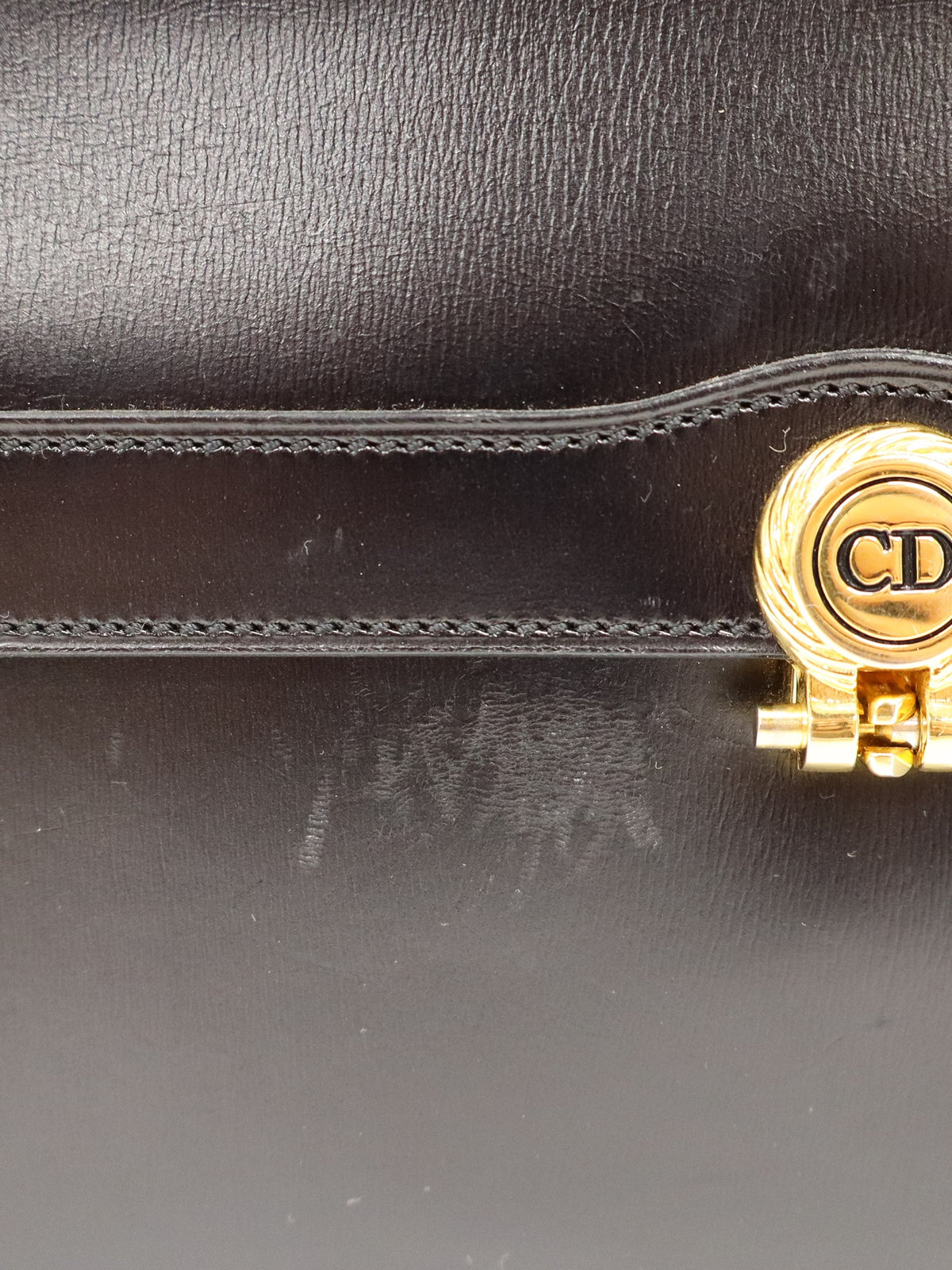 CD金具レザーショルダーバッグ