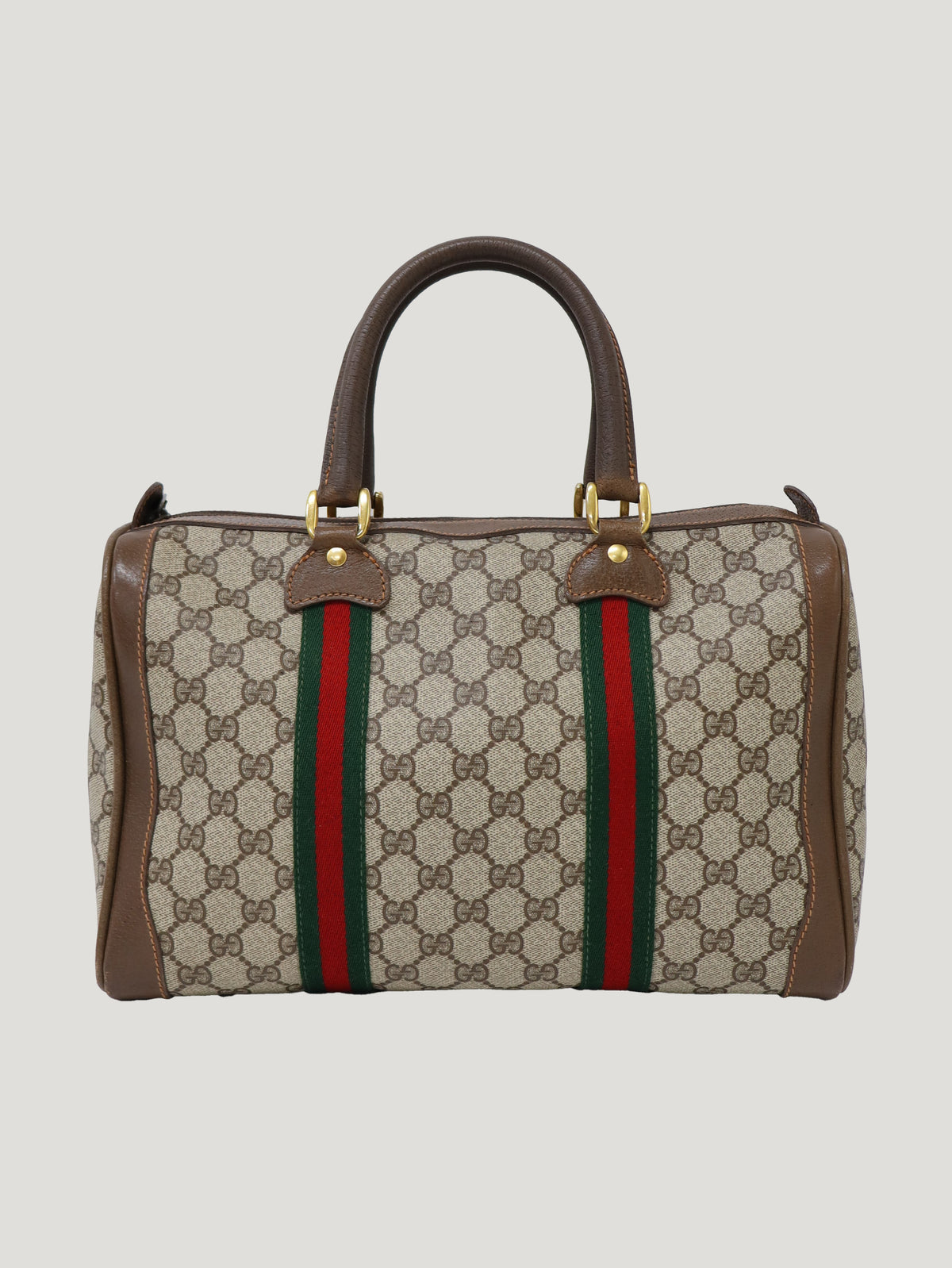 GG Canvas Boston Bag