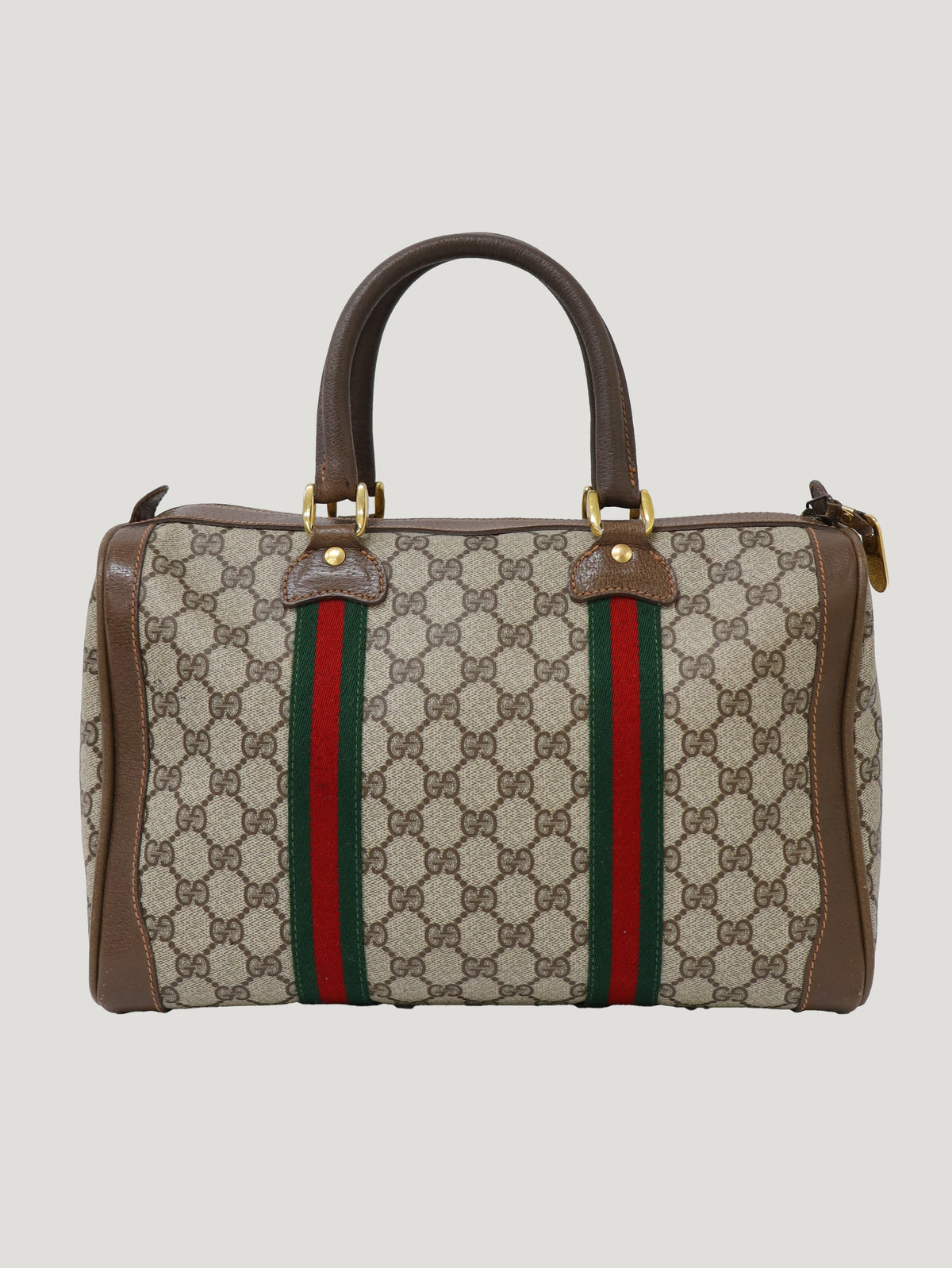 GG Canvas Boston Bag