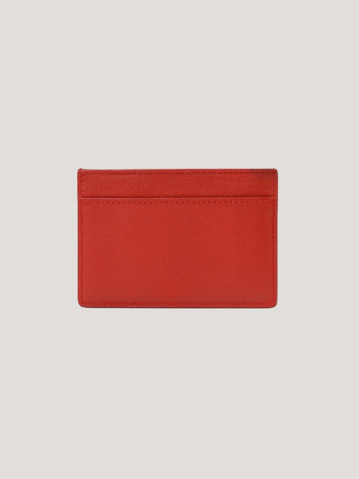 Logo Leather Card Case