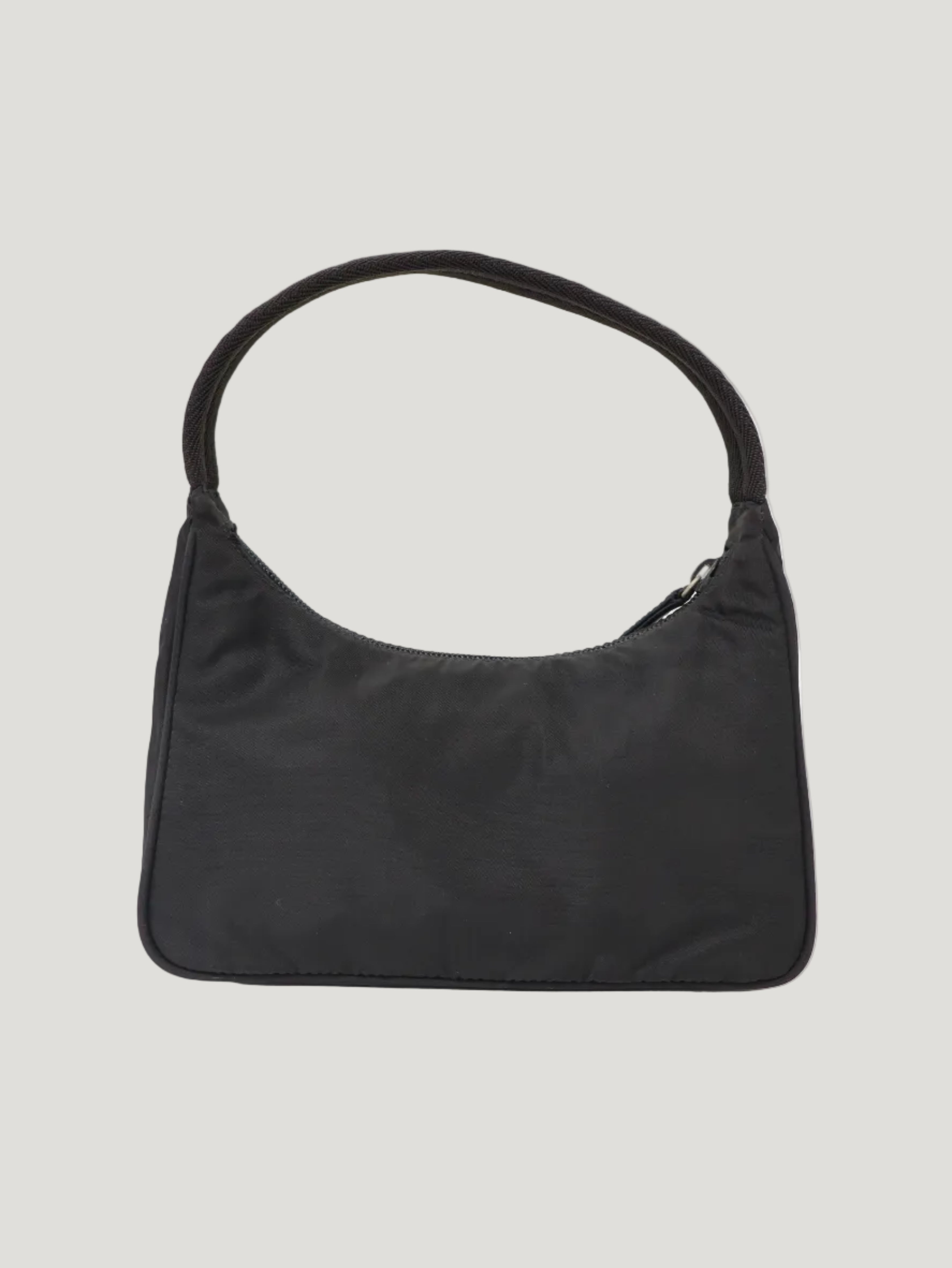 三角ロゴ金具ナイロンハンドバッグ – Hedy