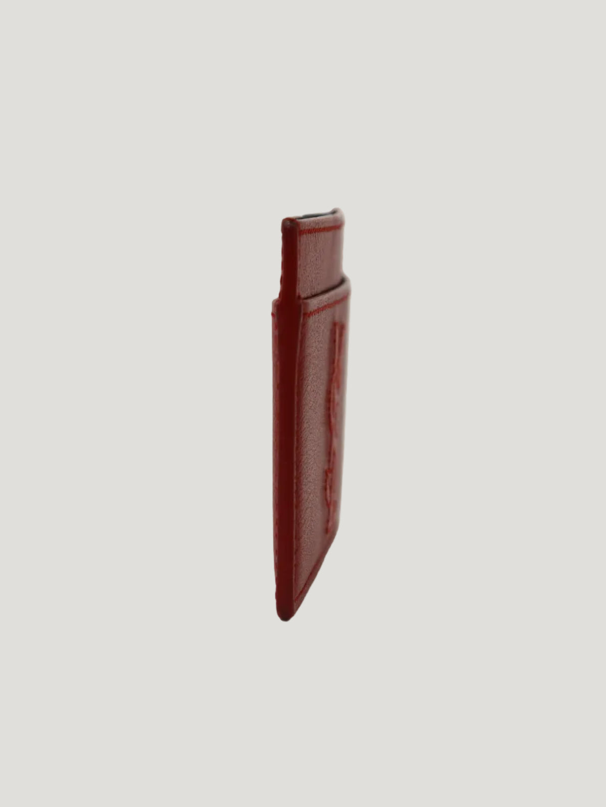 Logo Leather Card Case