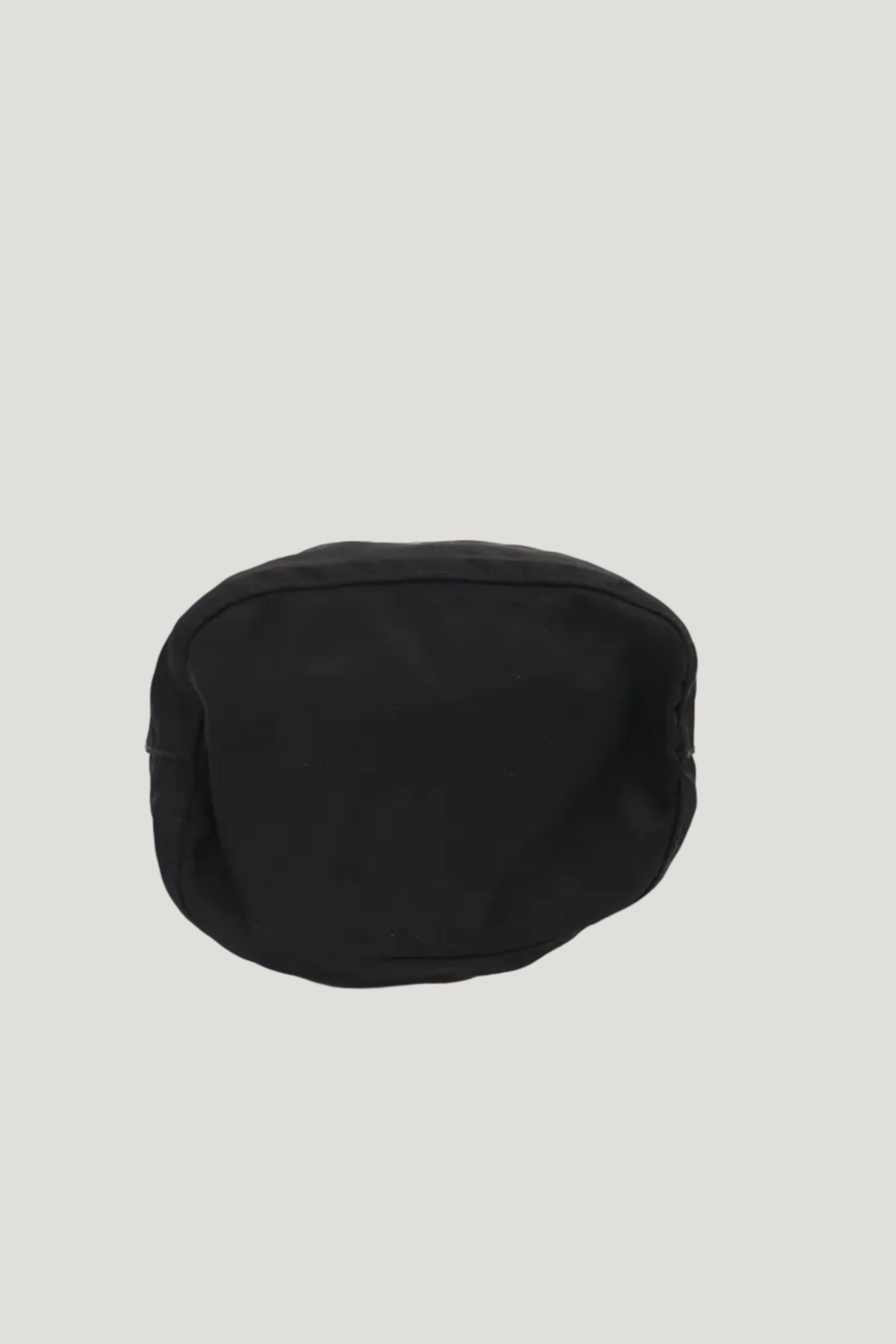 Triangular logo hardware nylon pouch
