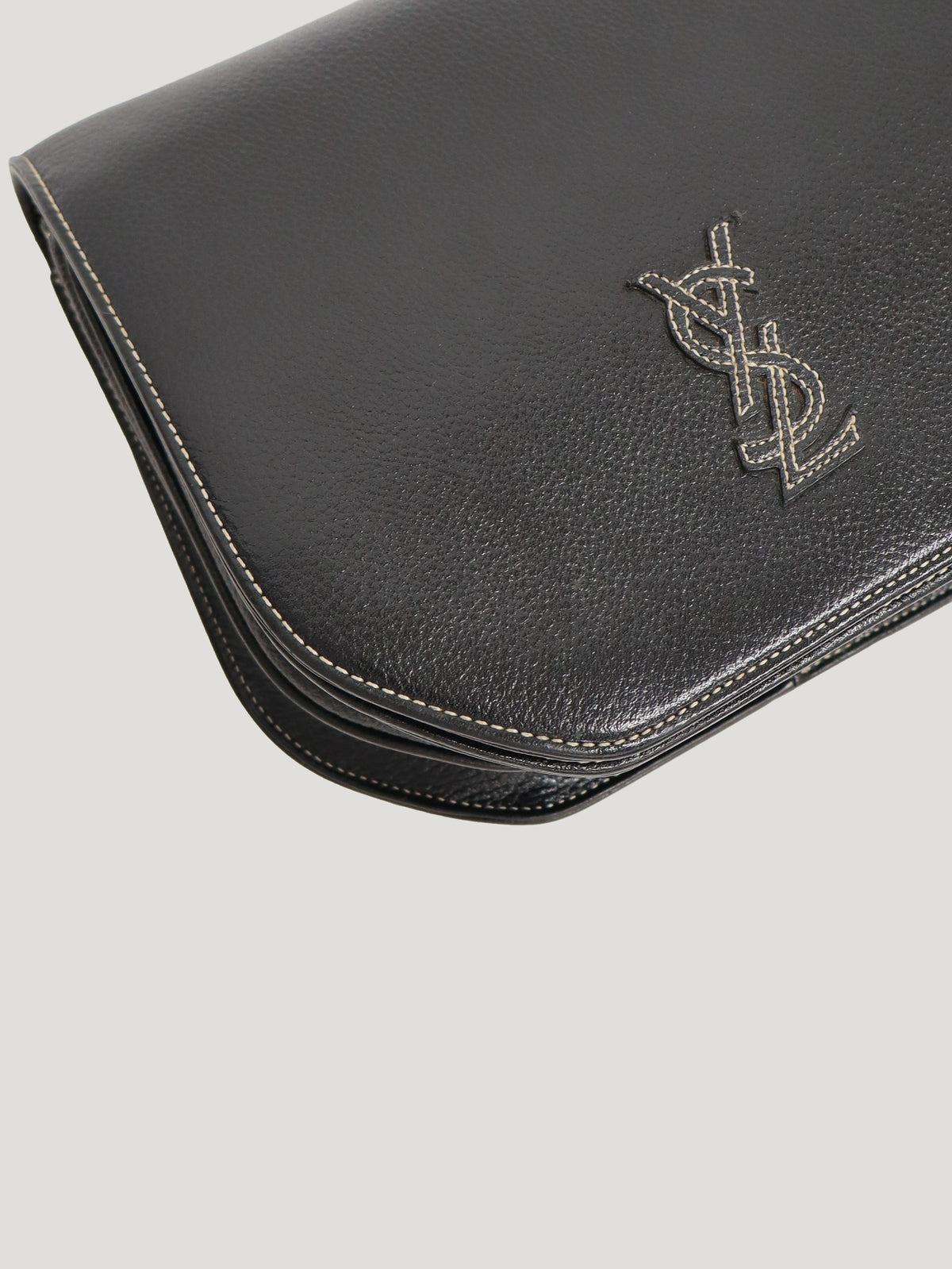 Logo-stitched shoulder bag