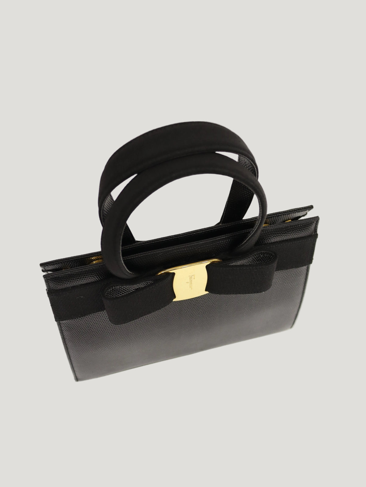 VARA Buckle Leather 2-Way Bag