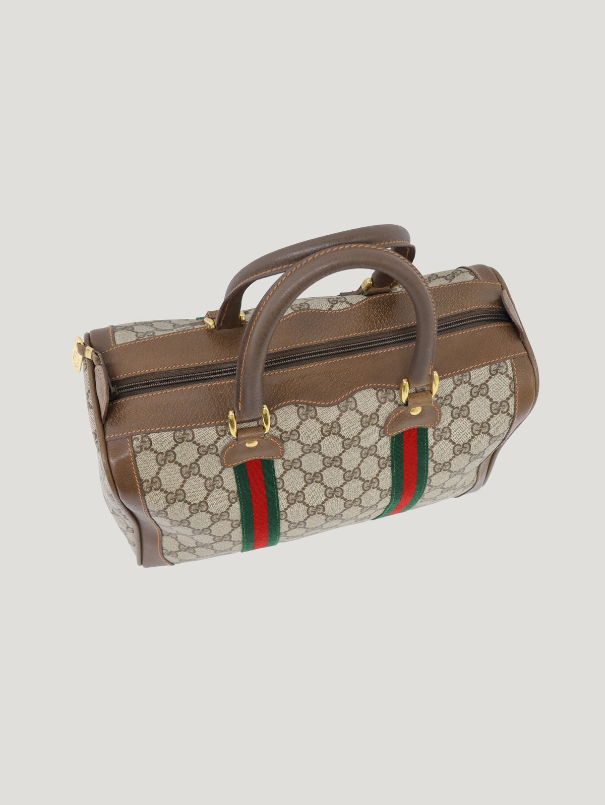 GG Canvas Boston Bag