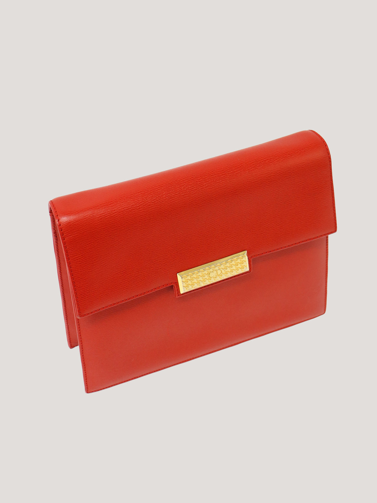 CD金具レザーショルダーバッグ　