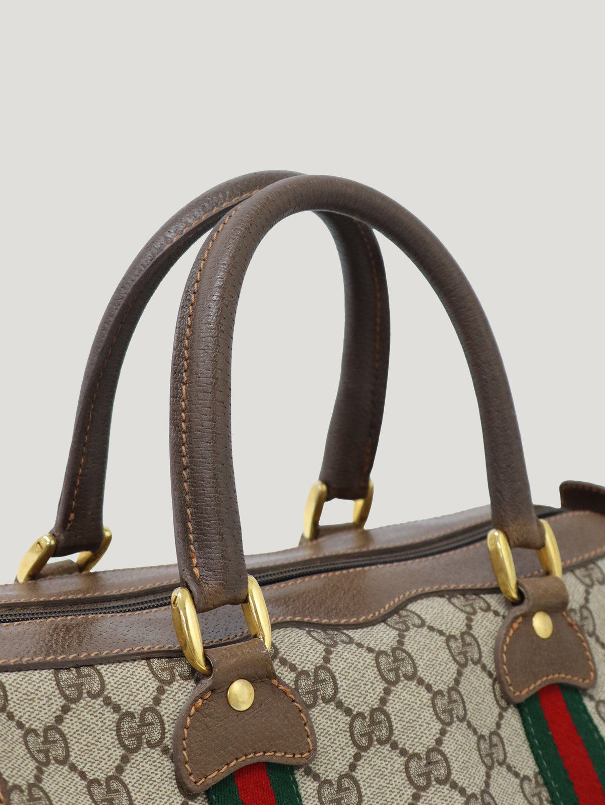 GG Canvas Boston Bag
