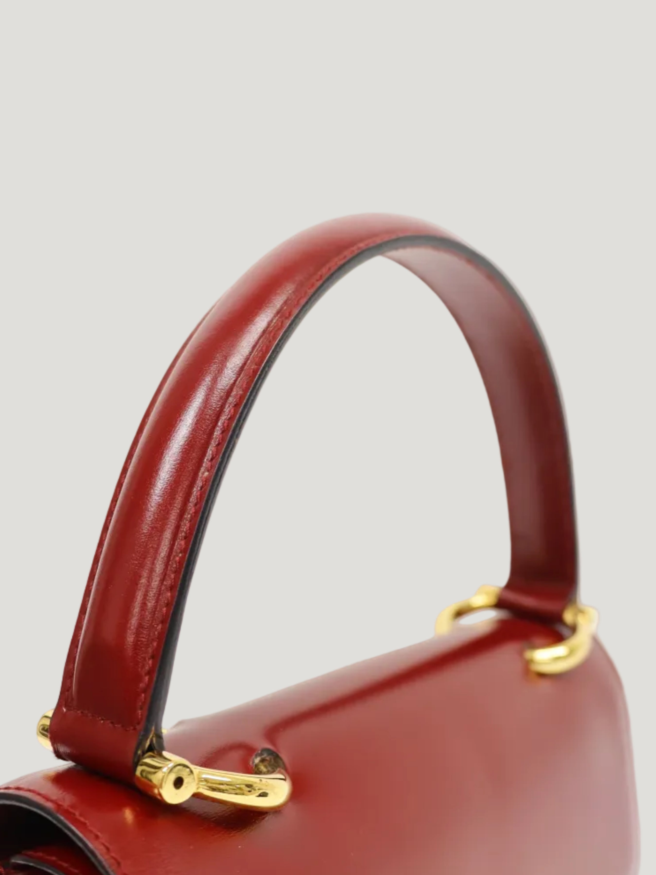 Gancini Flap Handbag