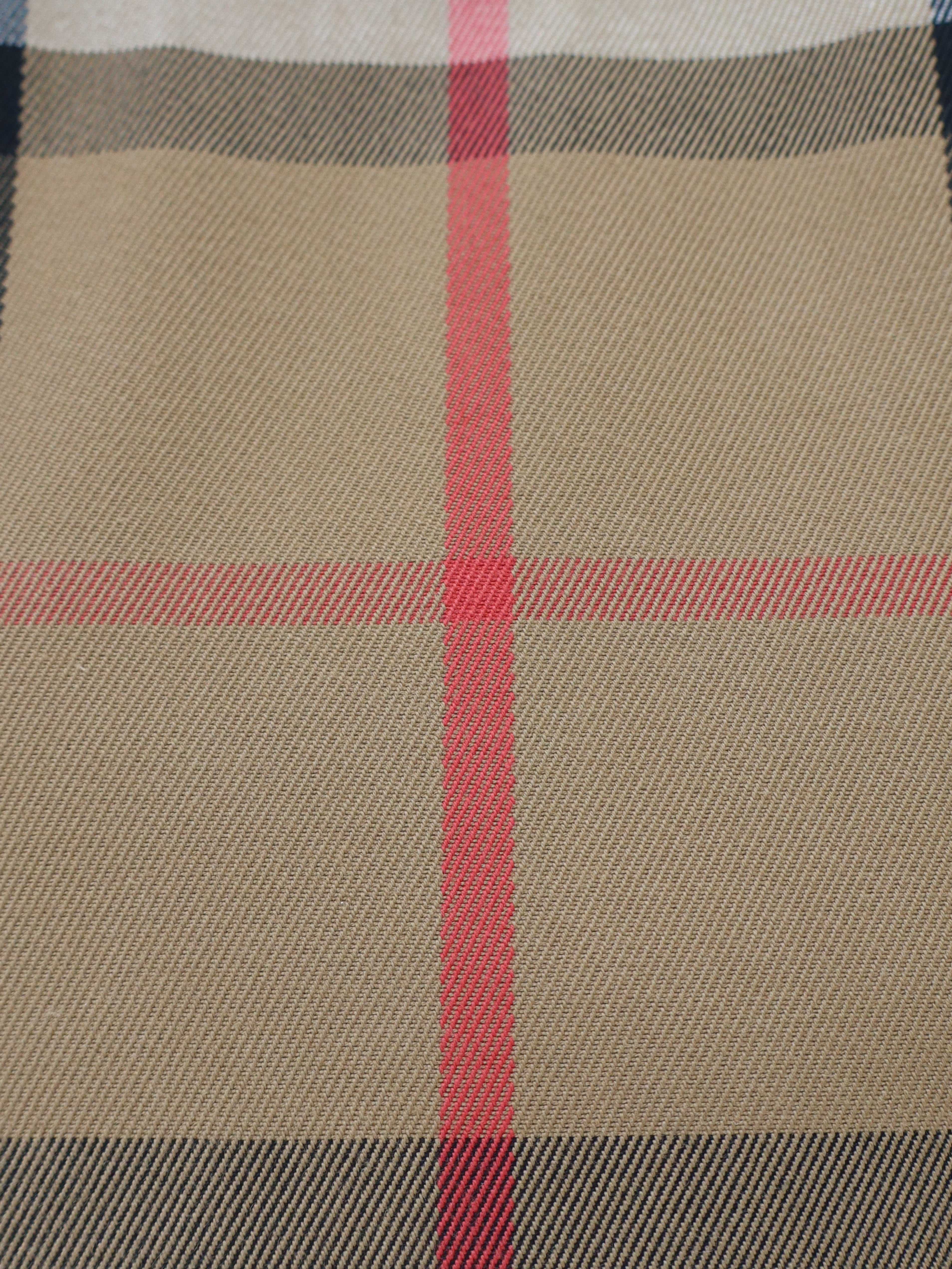 Checked Tote Bag