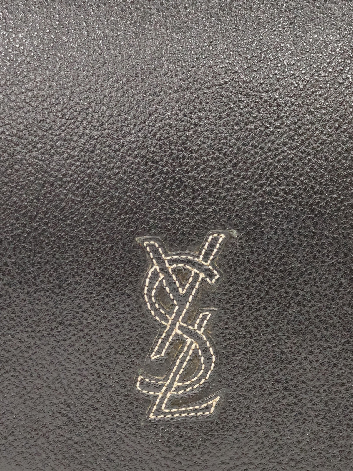 Logo-stitched shoulder bag