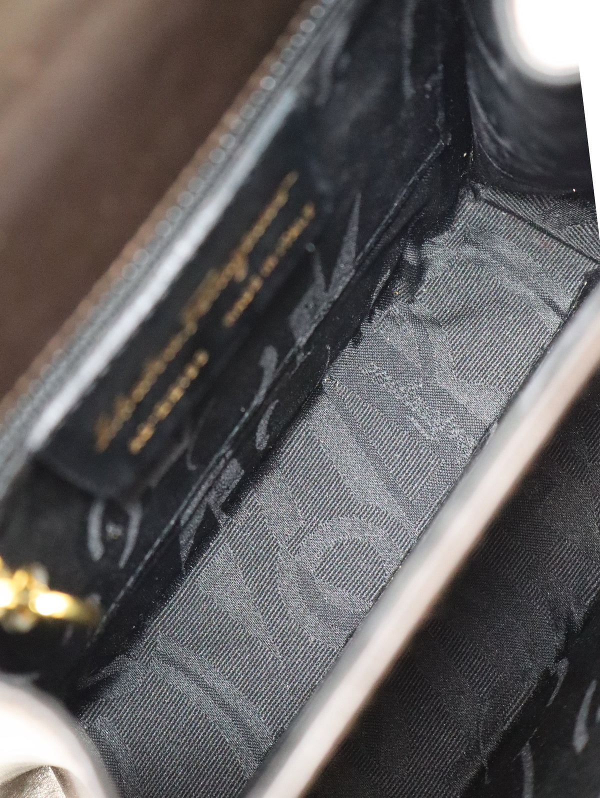 Gancini Leather 2-Way Bag