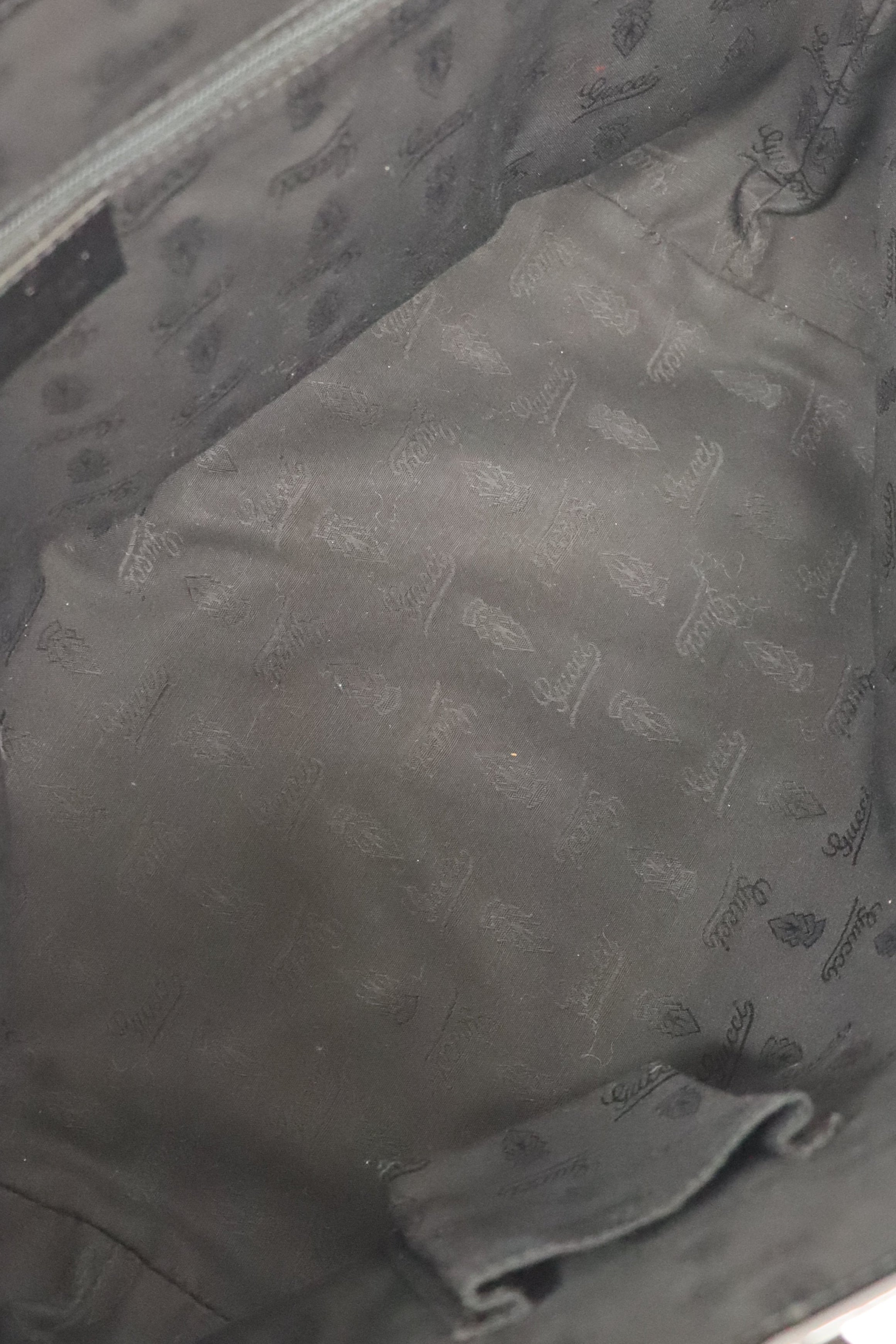 GG帆布皮革托特包