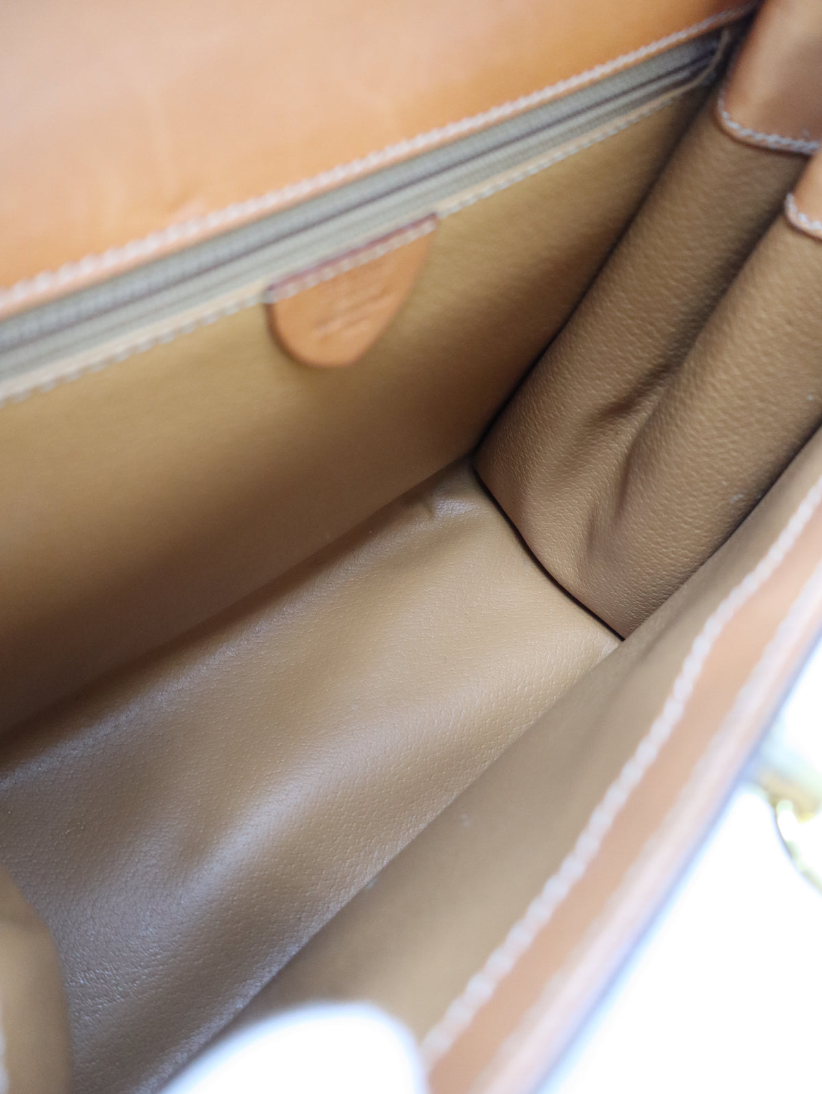 Macadam-patterned Gancini clasp handbag