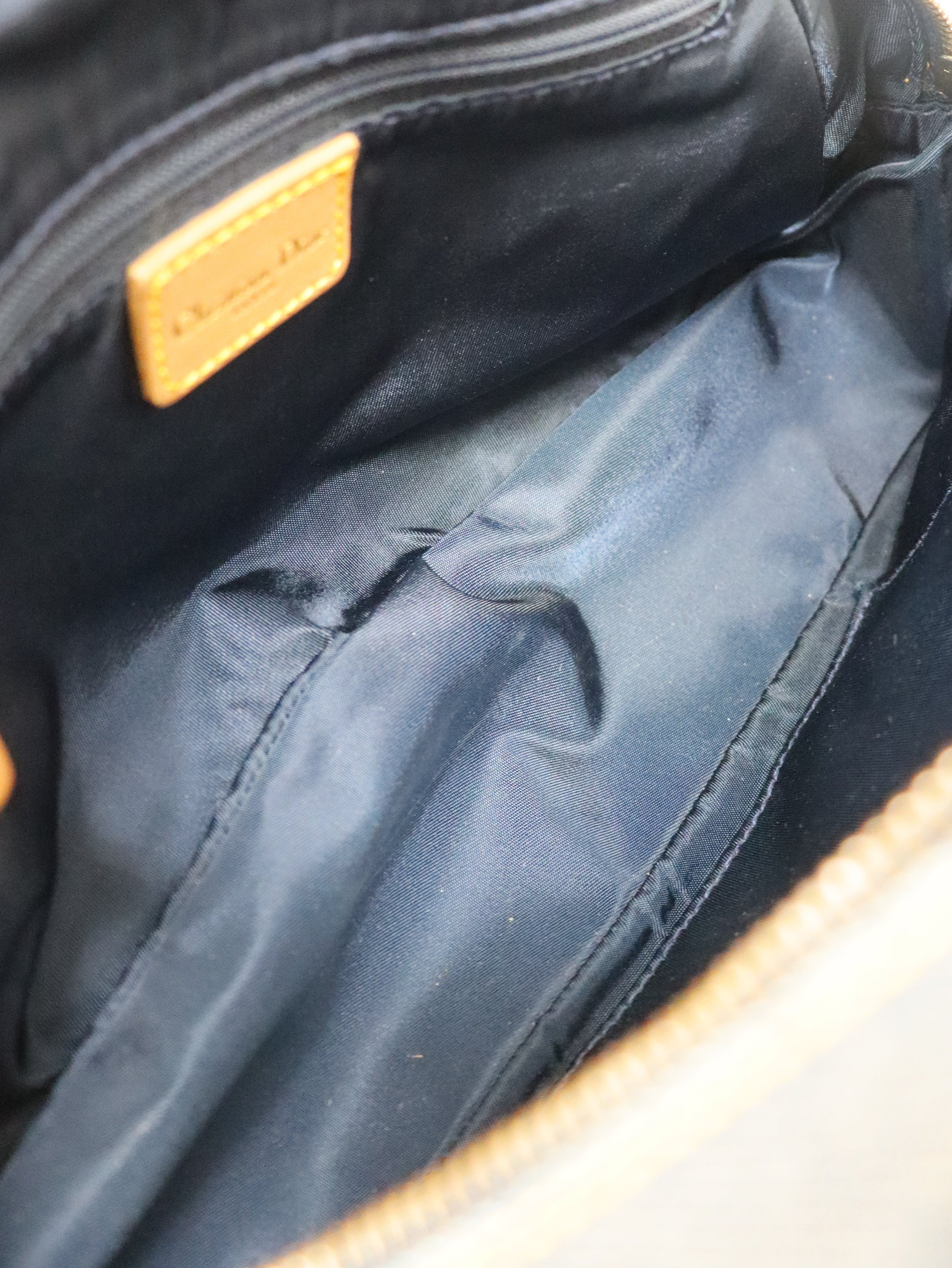 Double Saddle Denim Handbag