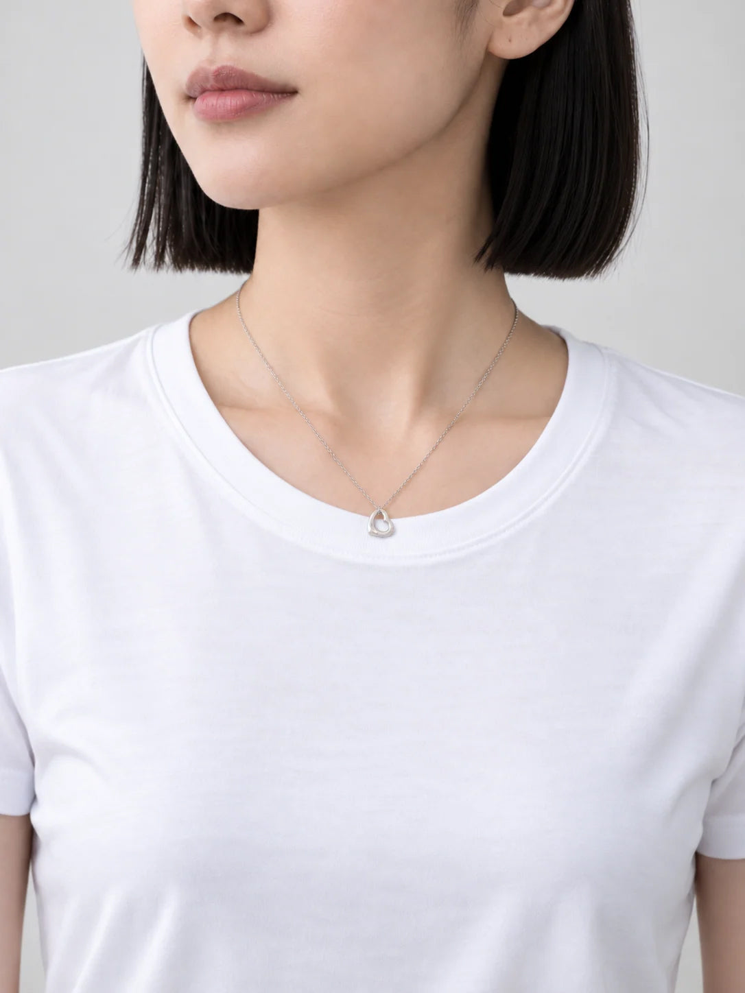 Mini Open Heart Necklace