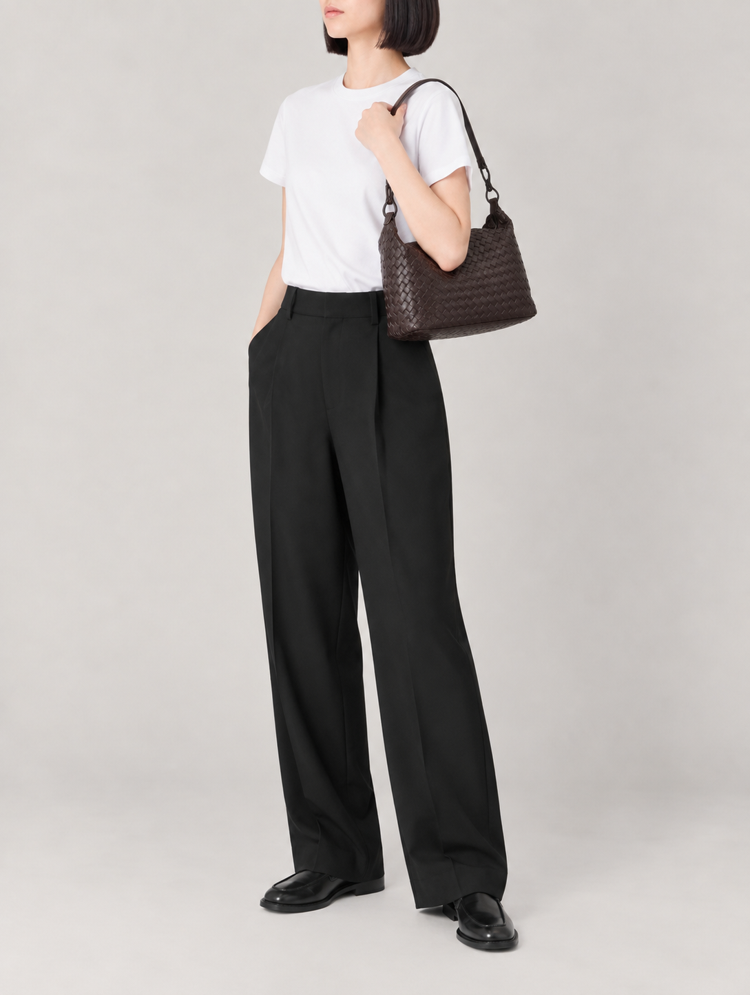 Intrecciato One-Shoulder Bag