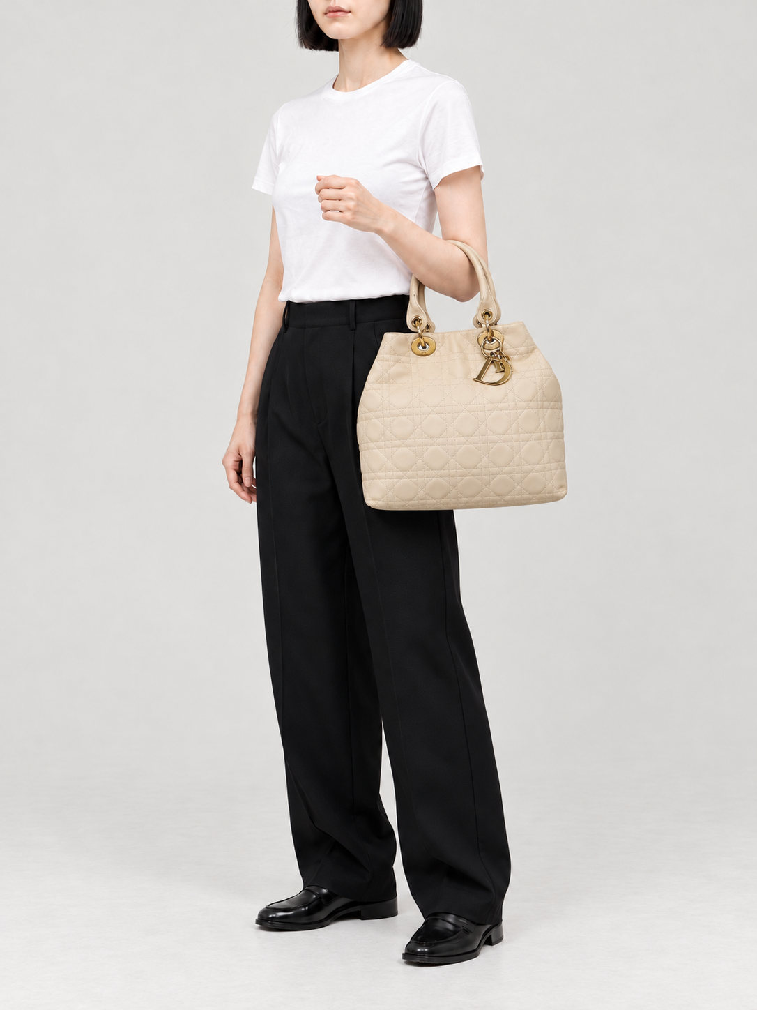 Cannage Stitch Handbag