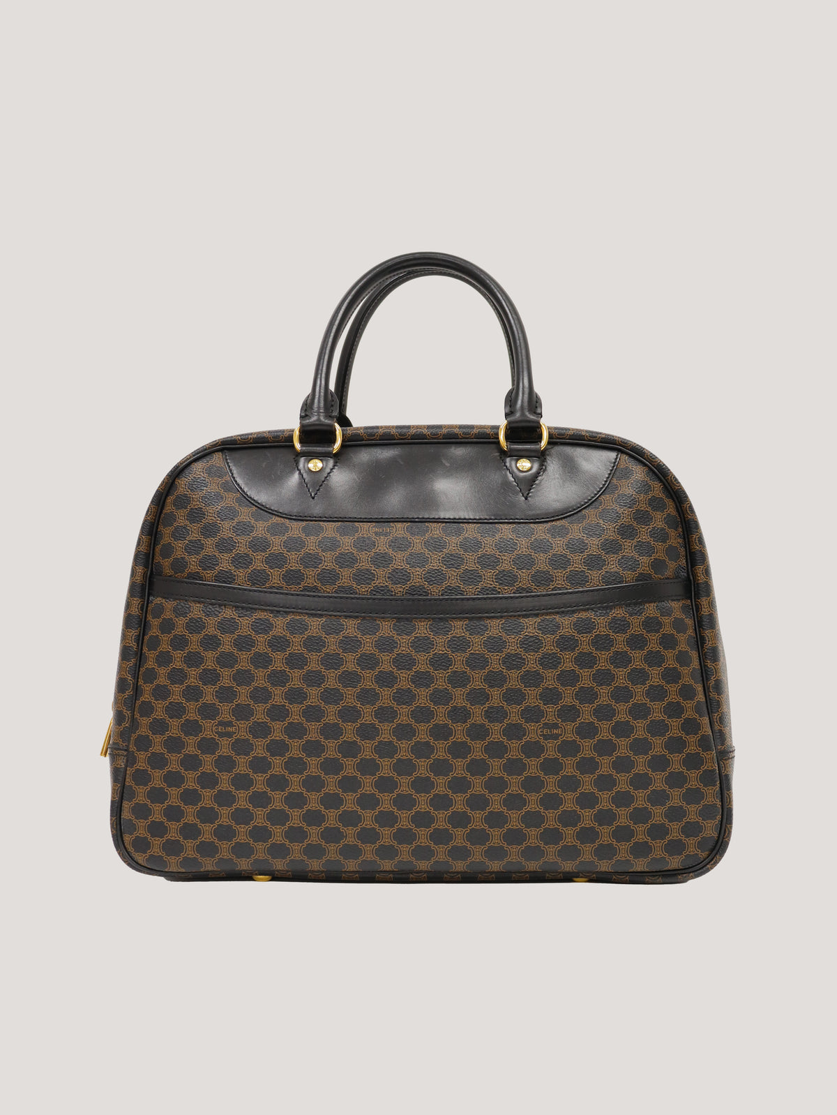 Macadam Pattern Boston Bag