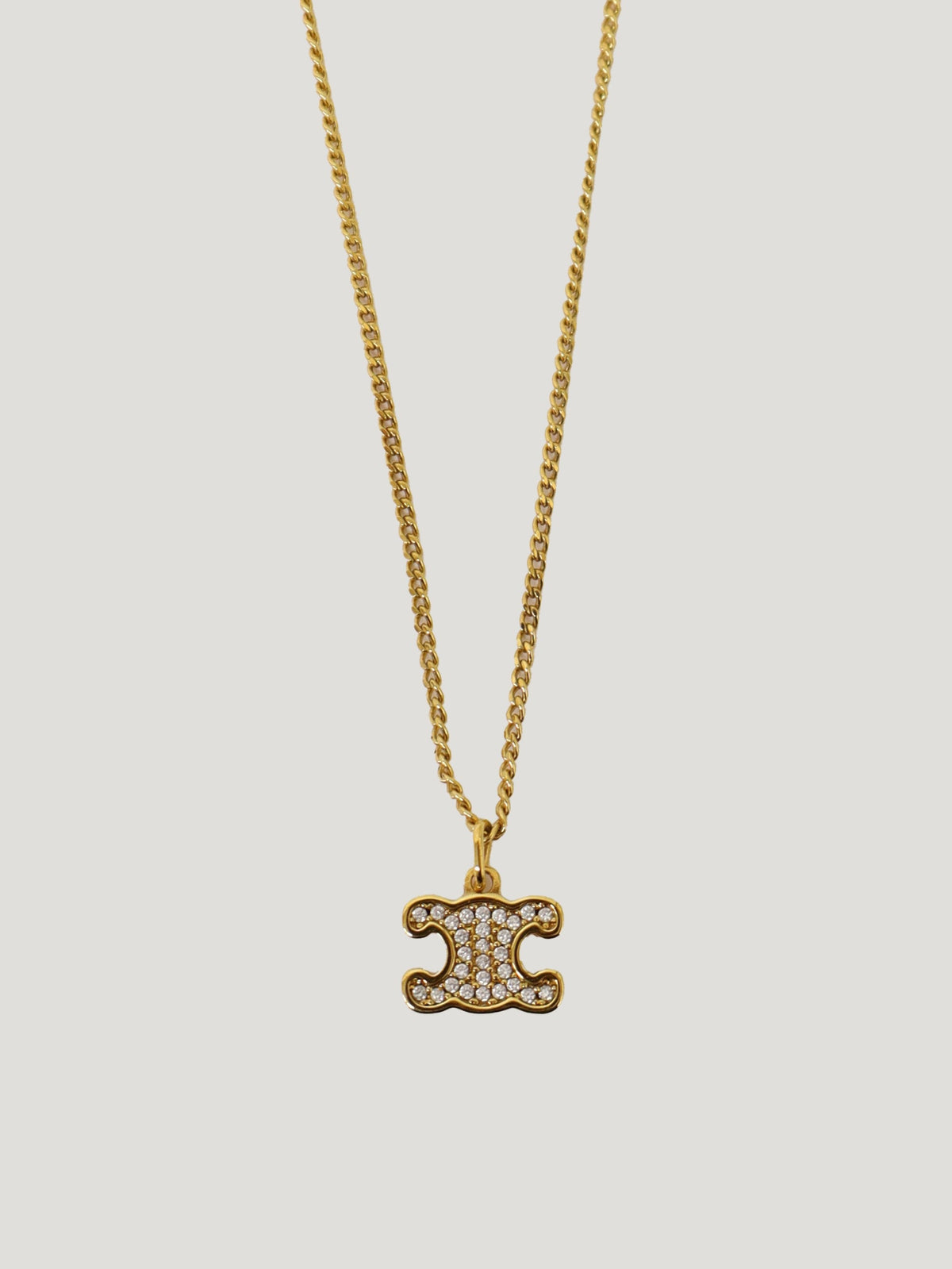 Triomphe Rhinestone Necklace