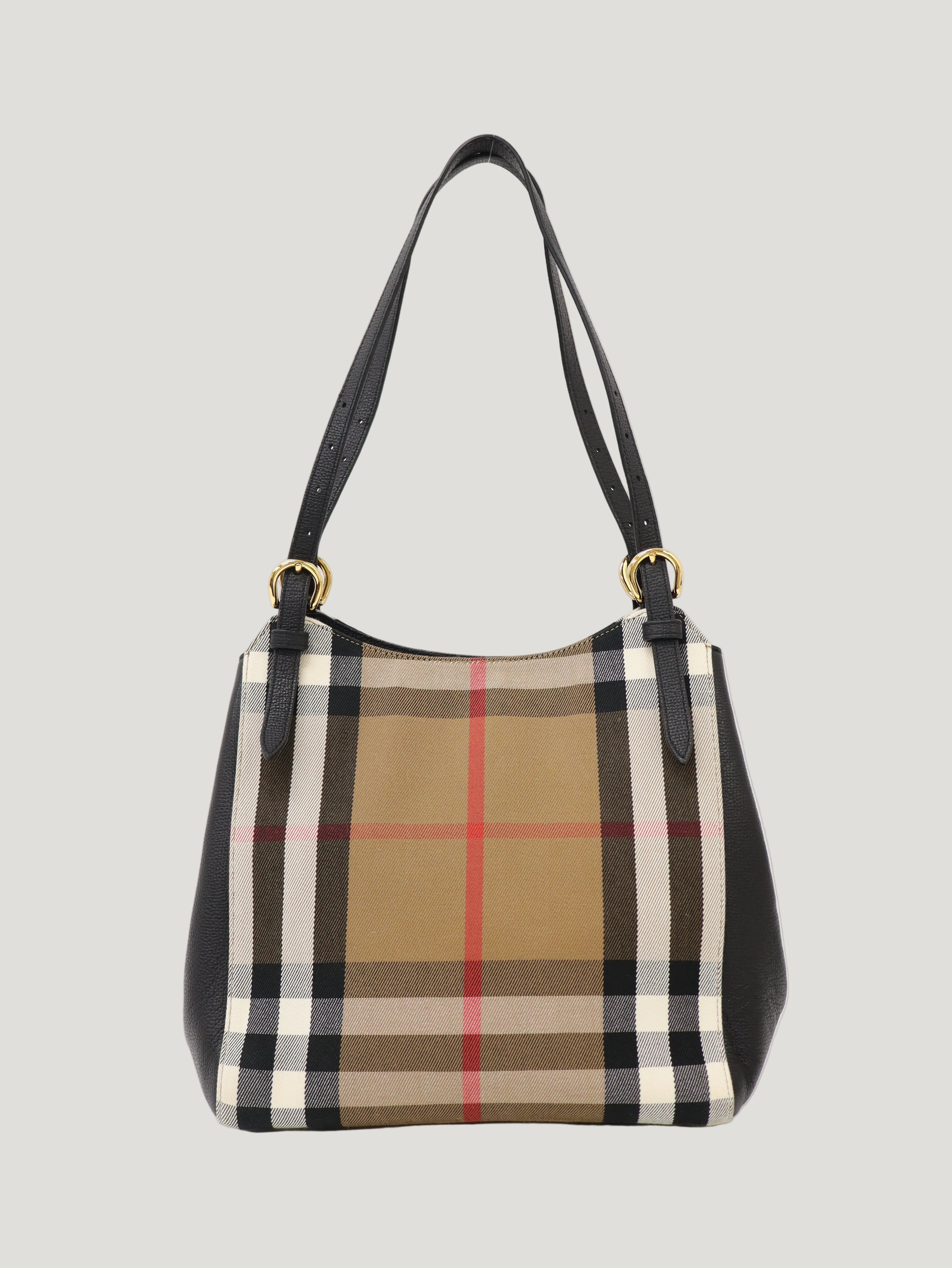 Checked Tote Bag