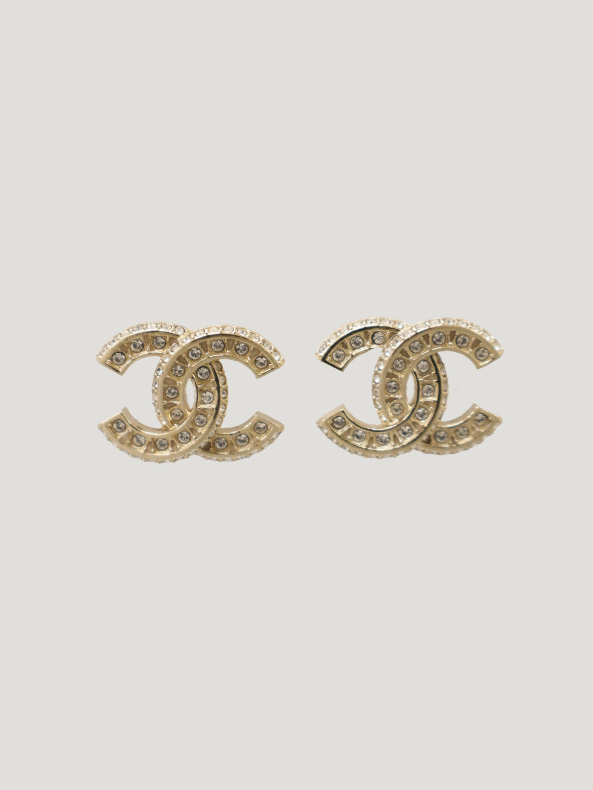 COCOラインストーンピアス