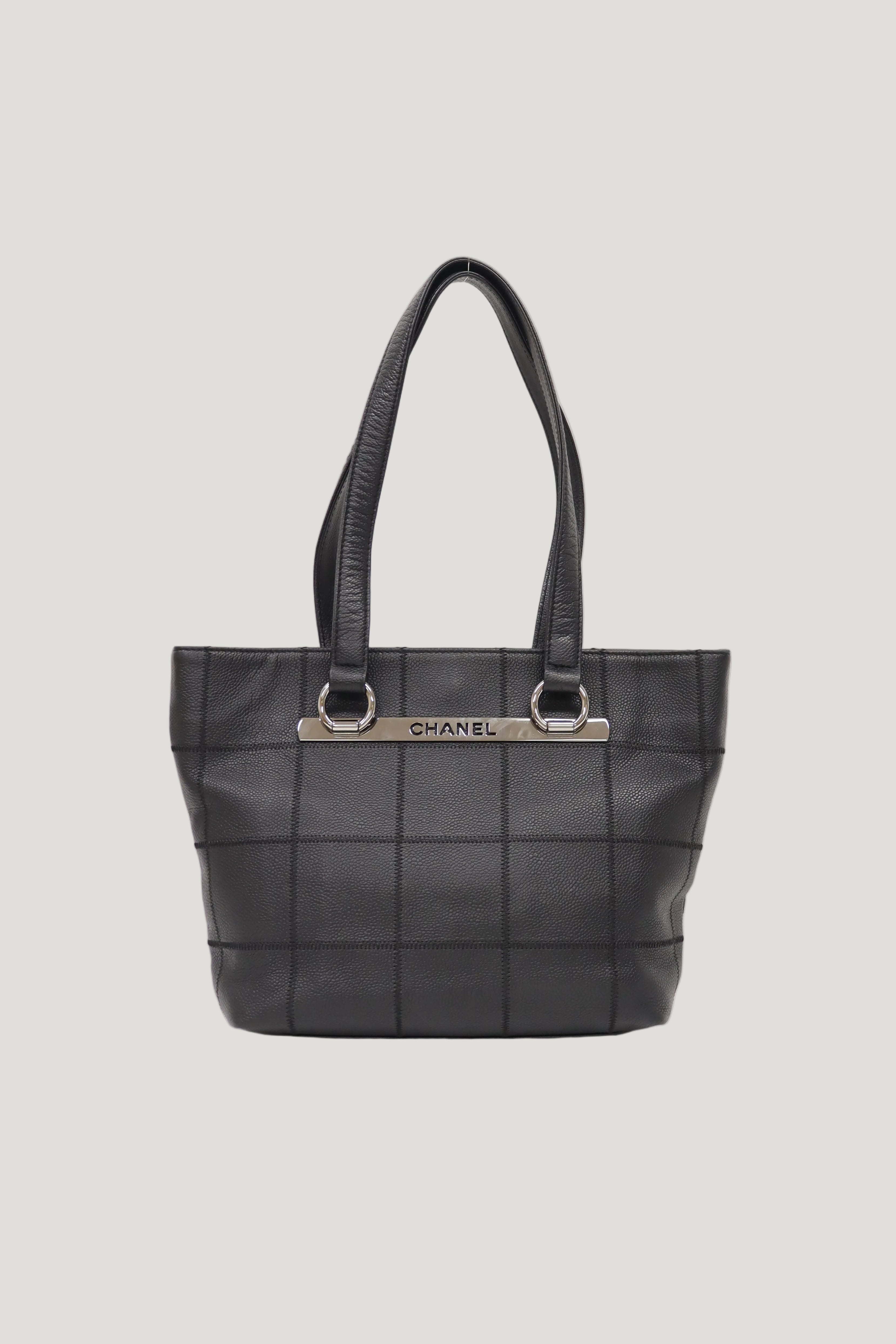 Chocolate Bar Caviar Skin Tote Bag