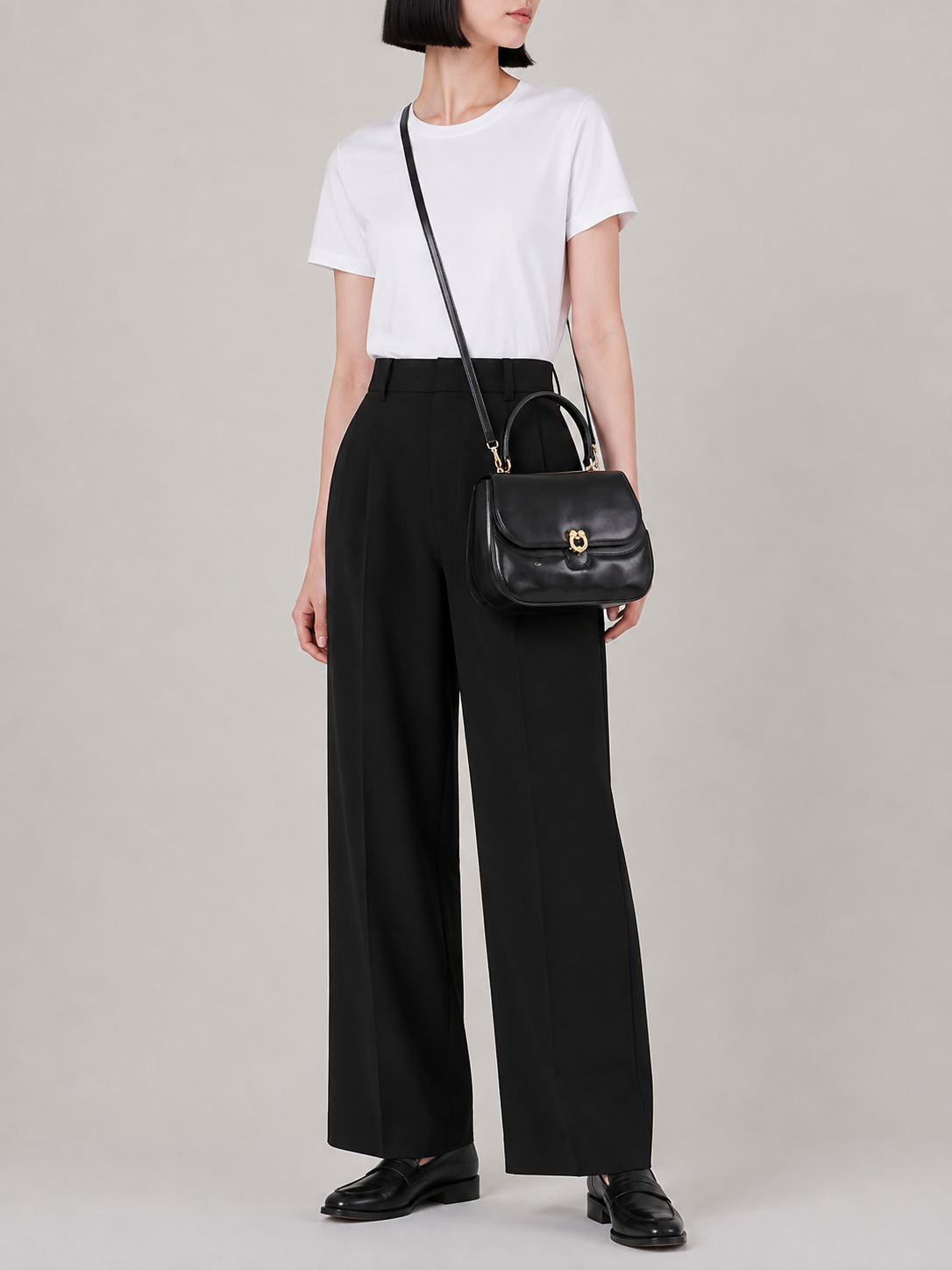 Leather 2-Way Bag