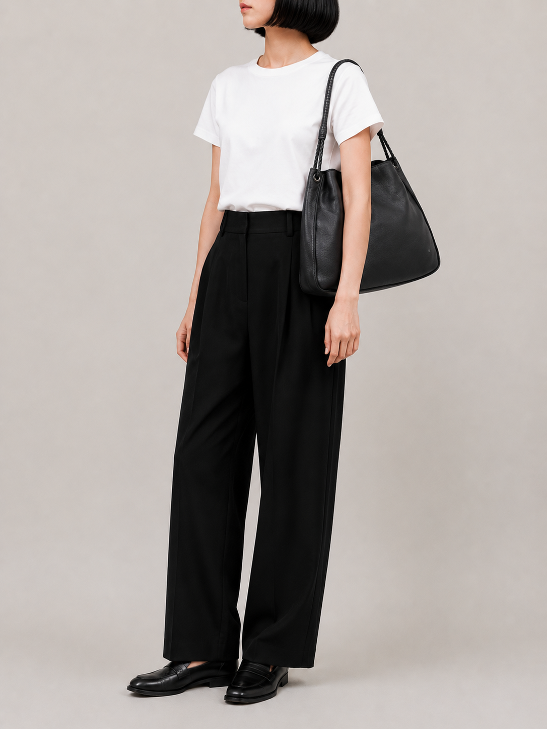 Leather One-Shoulder Bag