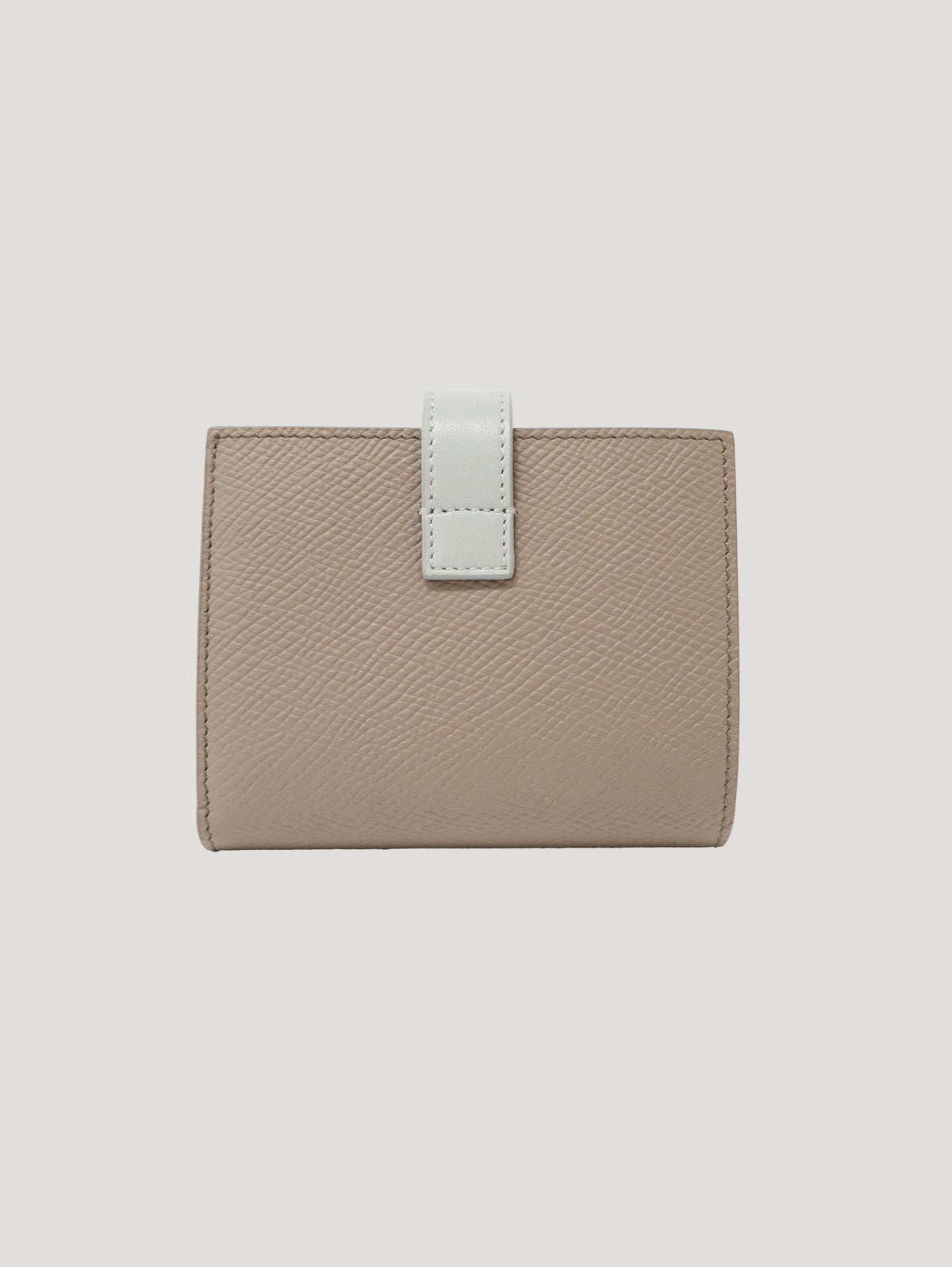 Logo Leather Compact Wallet
