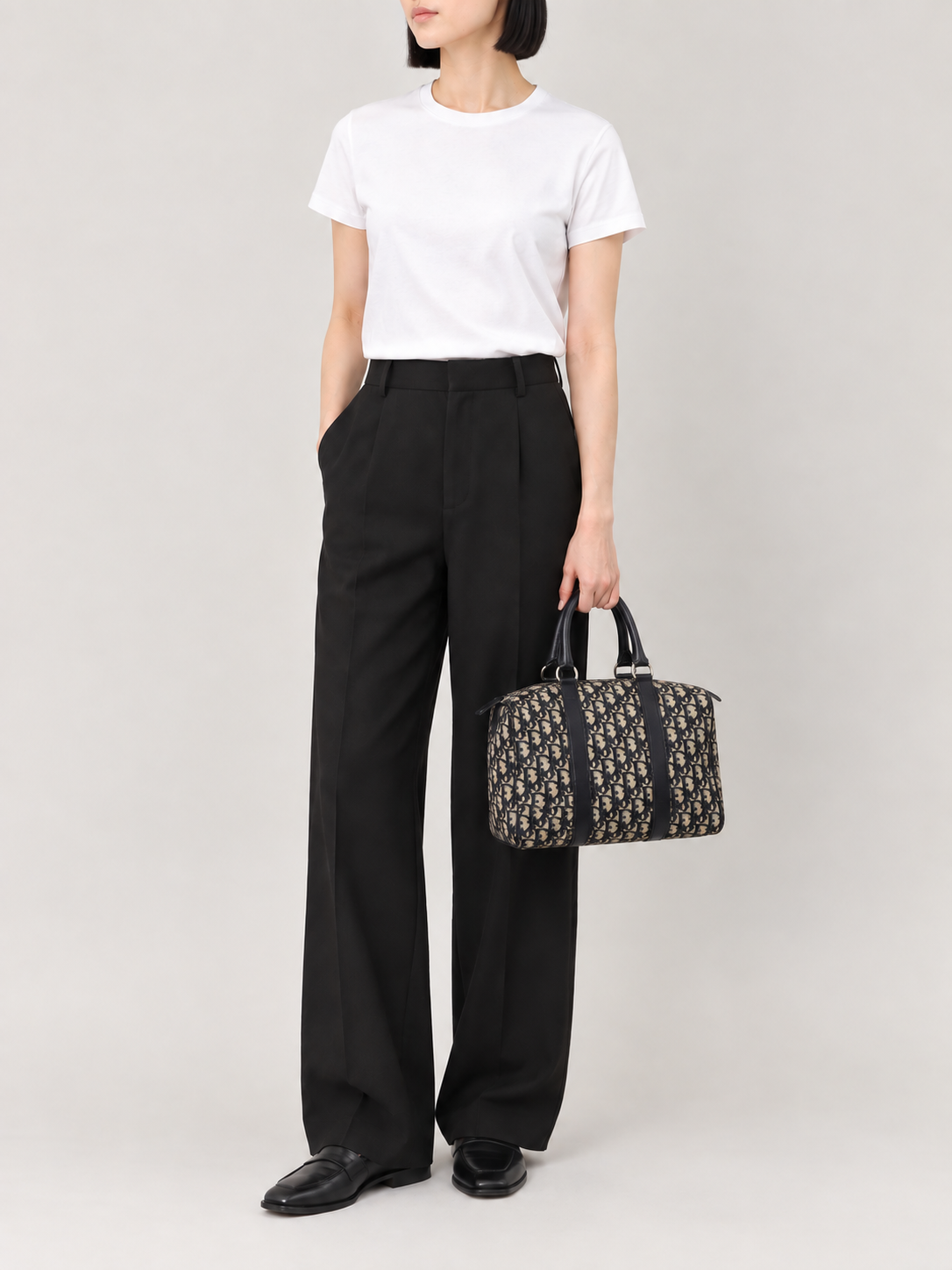 Trotter Pattern Boston Bag
