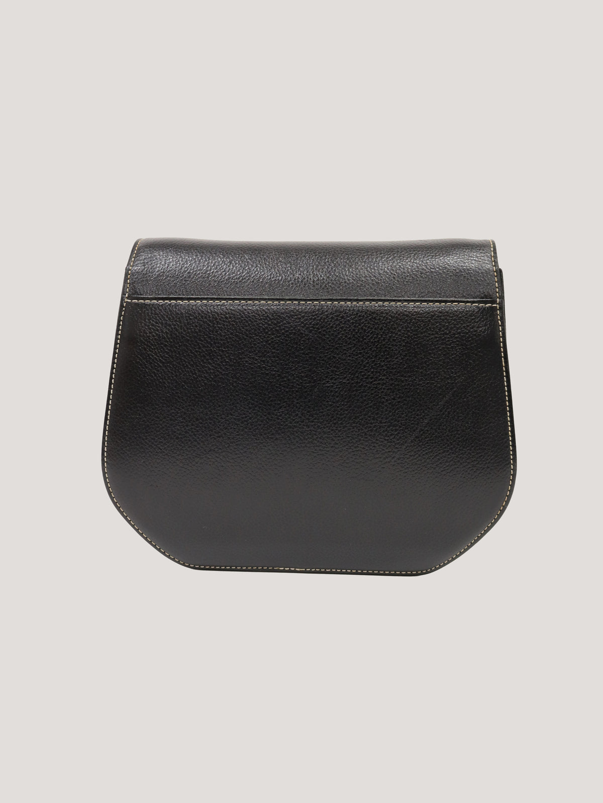 Logo-stitched shoulder bag