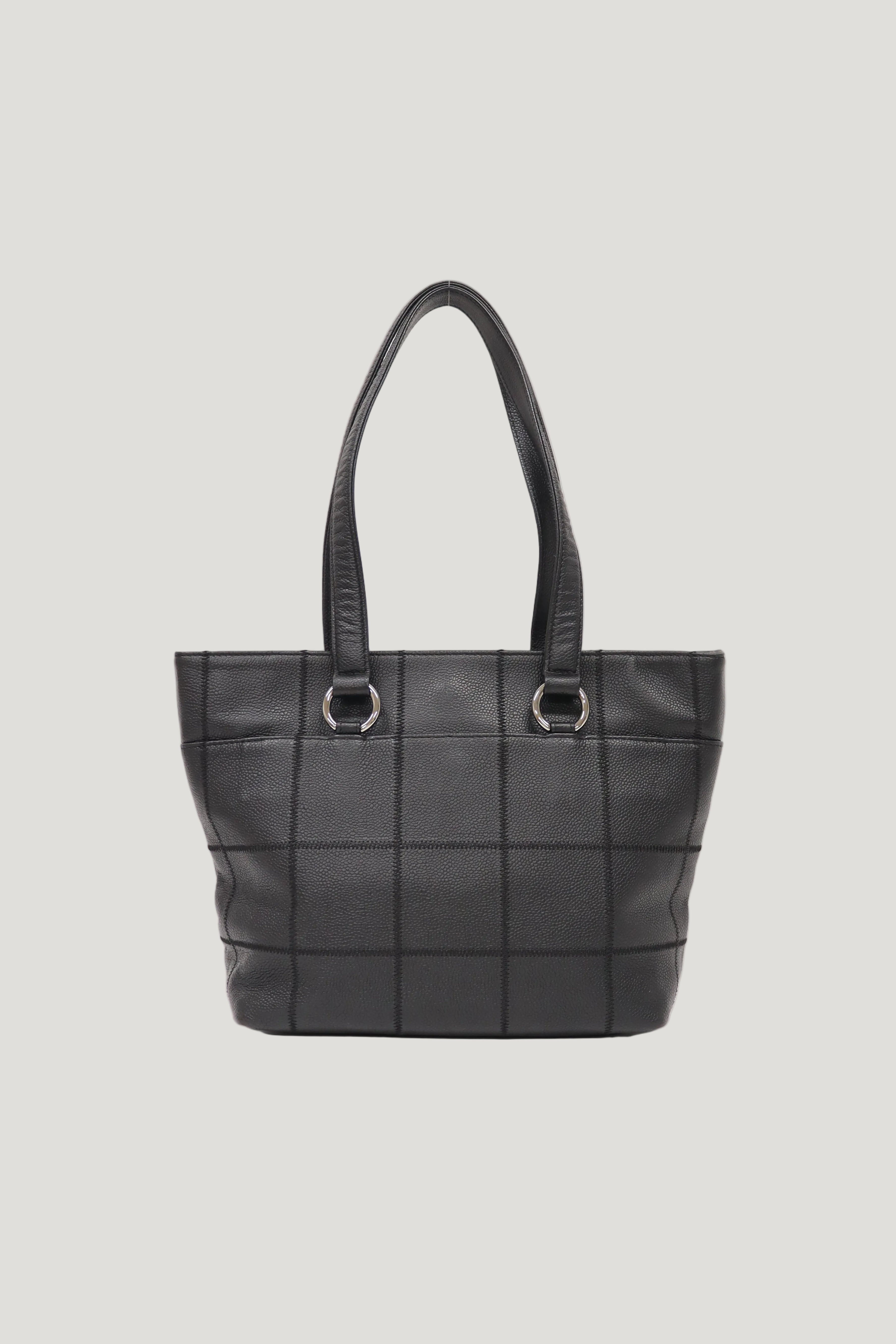 Chocolate Bar Caviar Skin Tote Bag