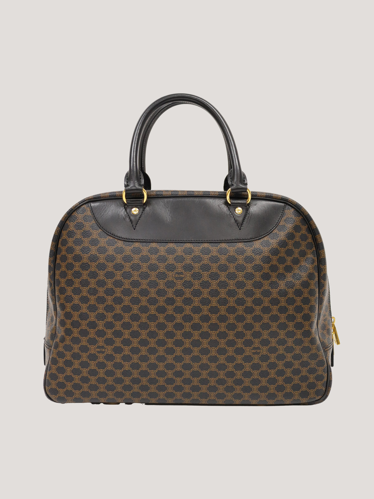 Macadam Pattern Boston Bag