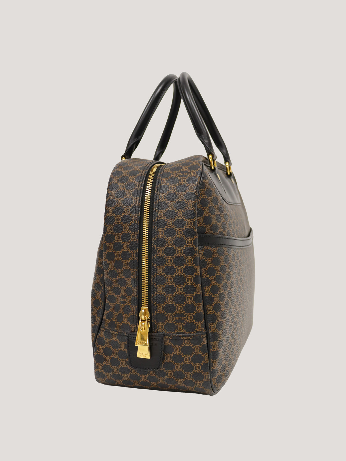 Macadam Pattern Boston Bag