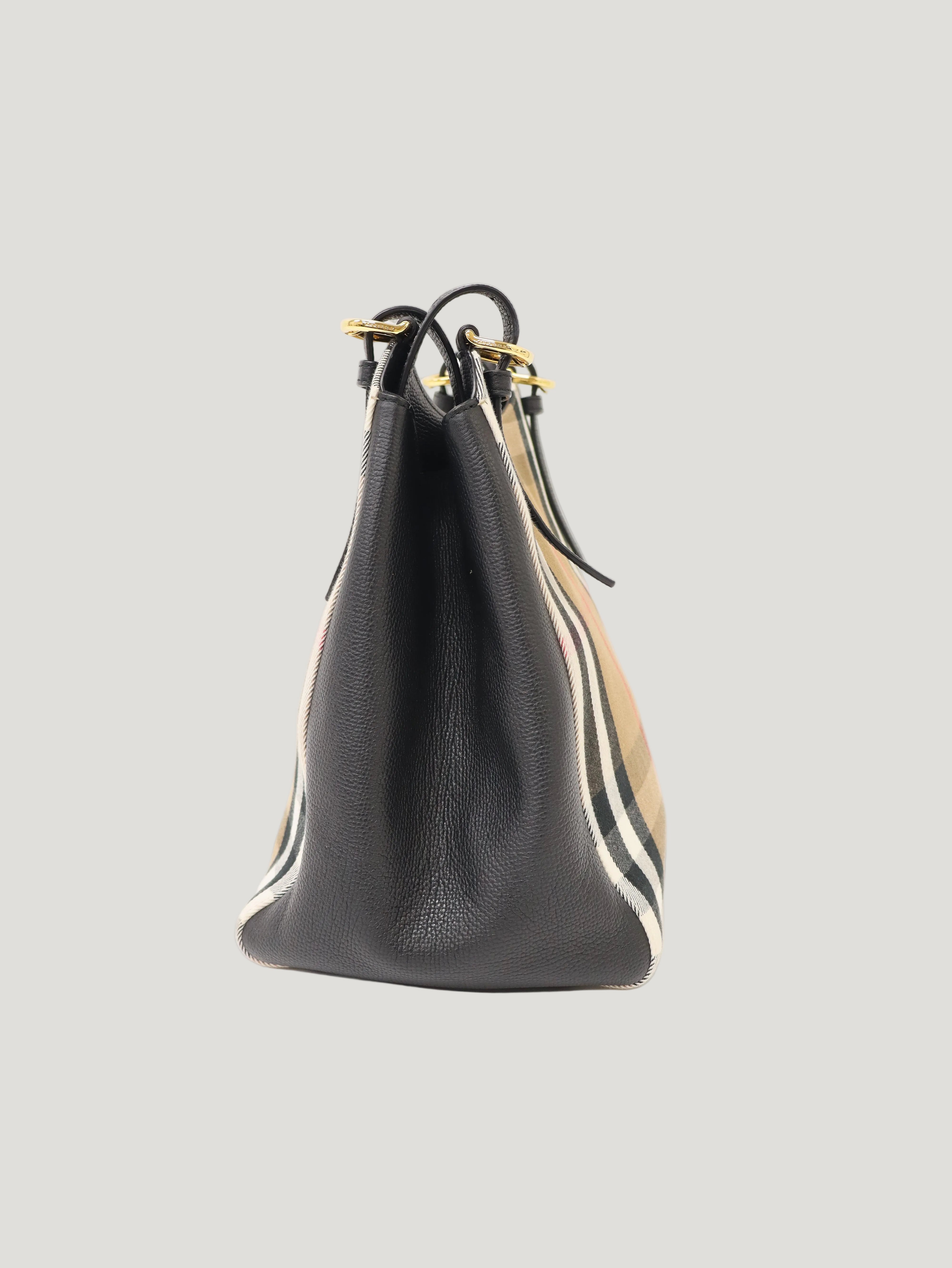 Checked Tote Bag