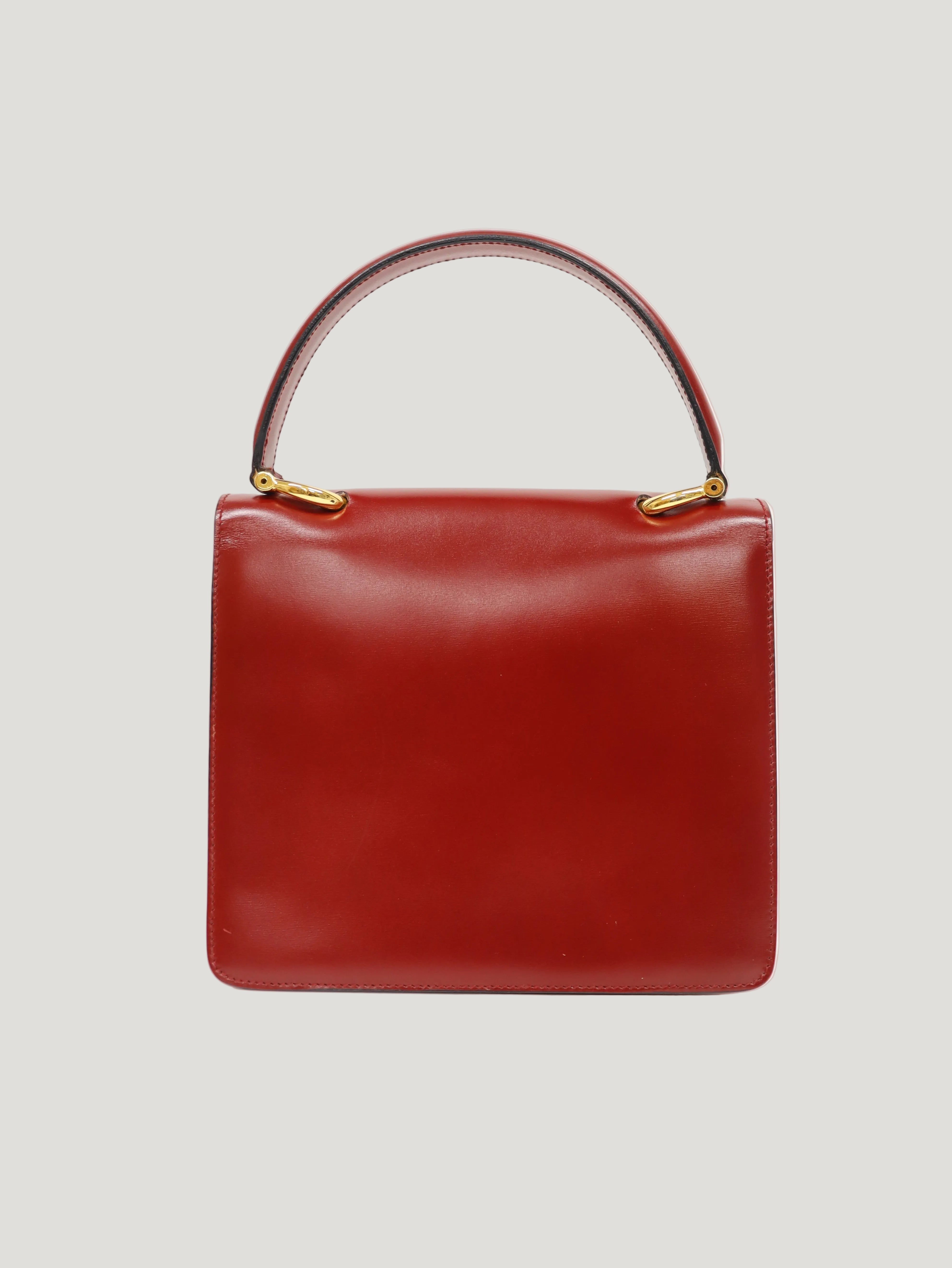 Gancini Flap Handbag