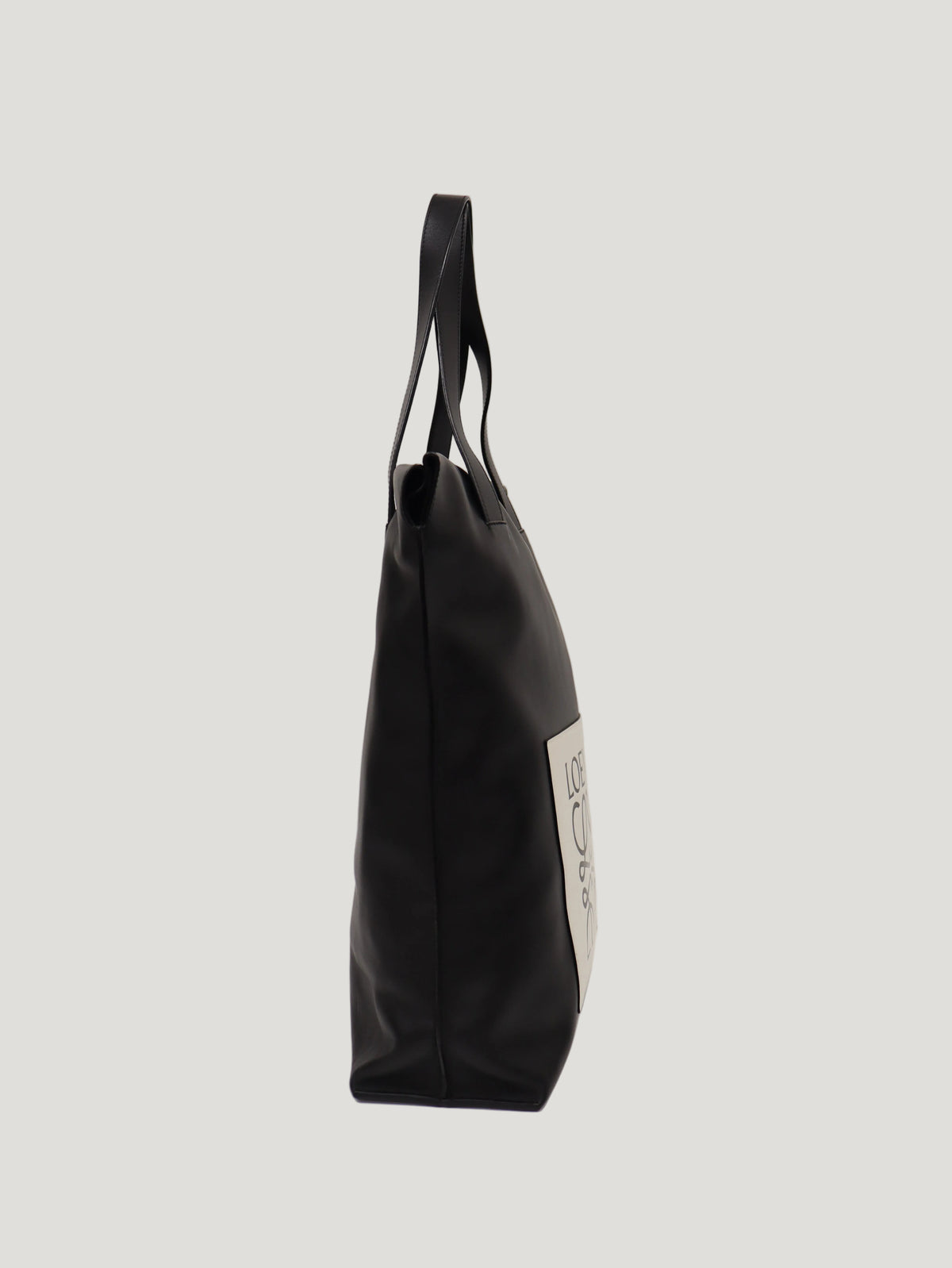 Anagram leather tote bag