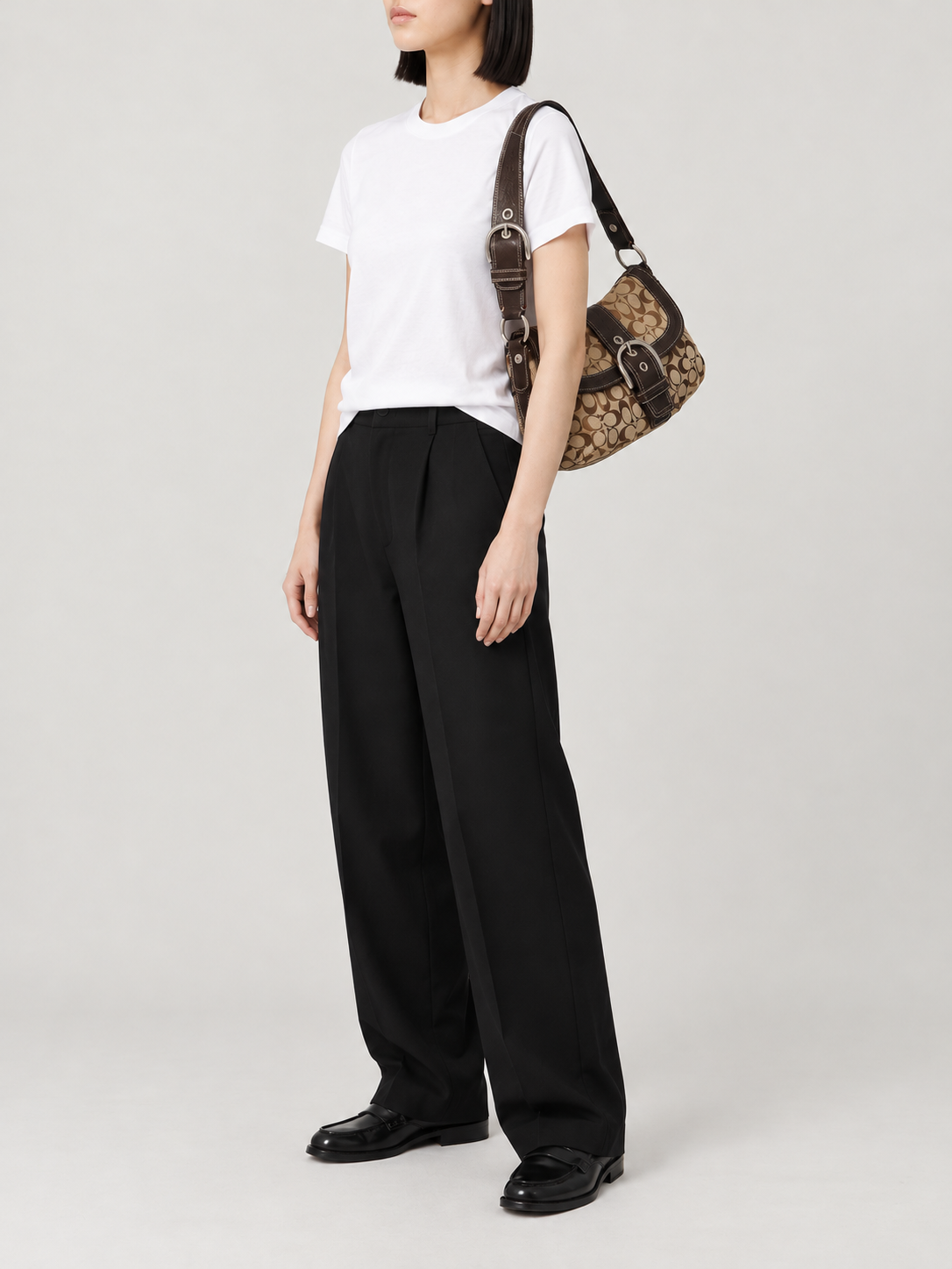 Signature one-shoulder bag