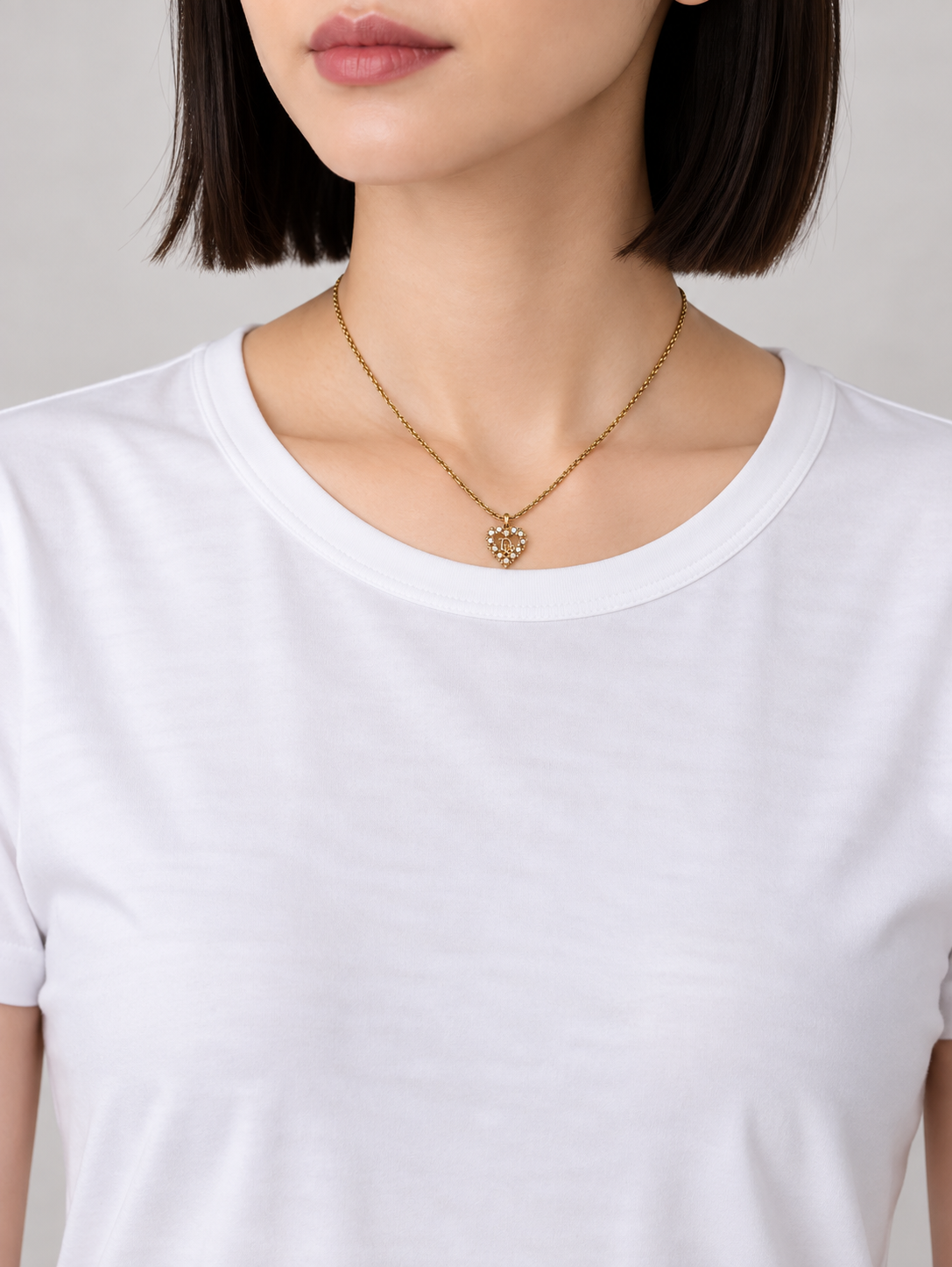 CD Heart Necklace