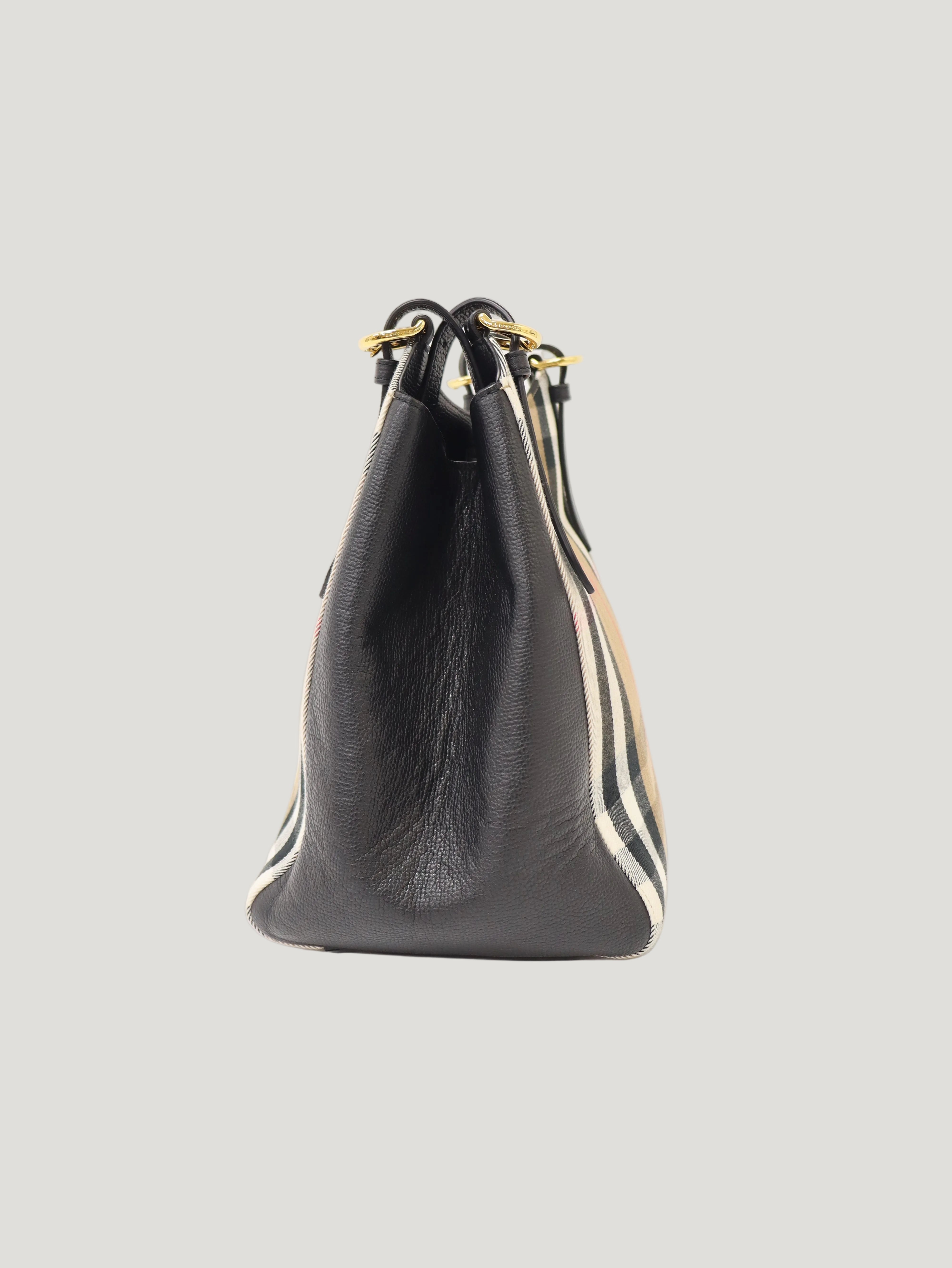 Checked Tote Bag