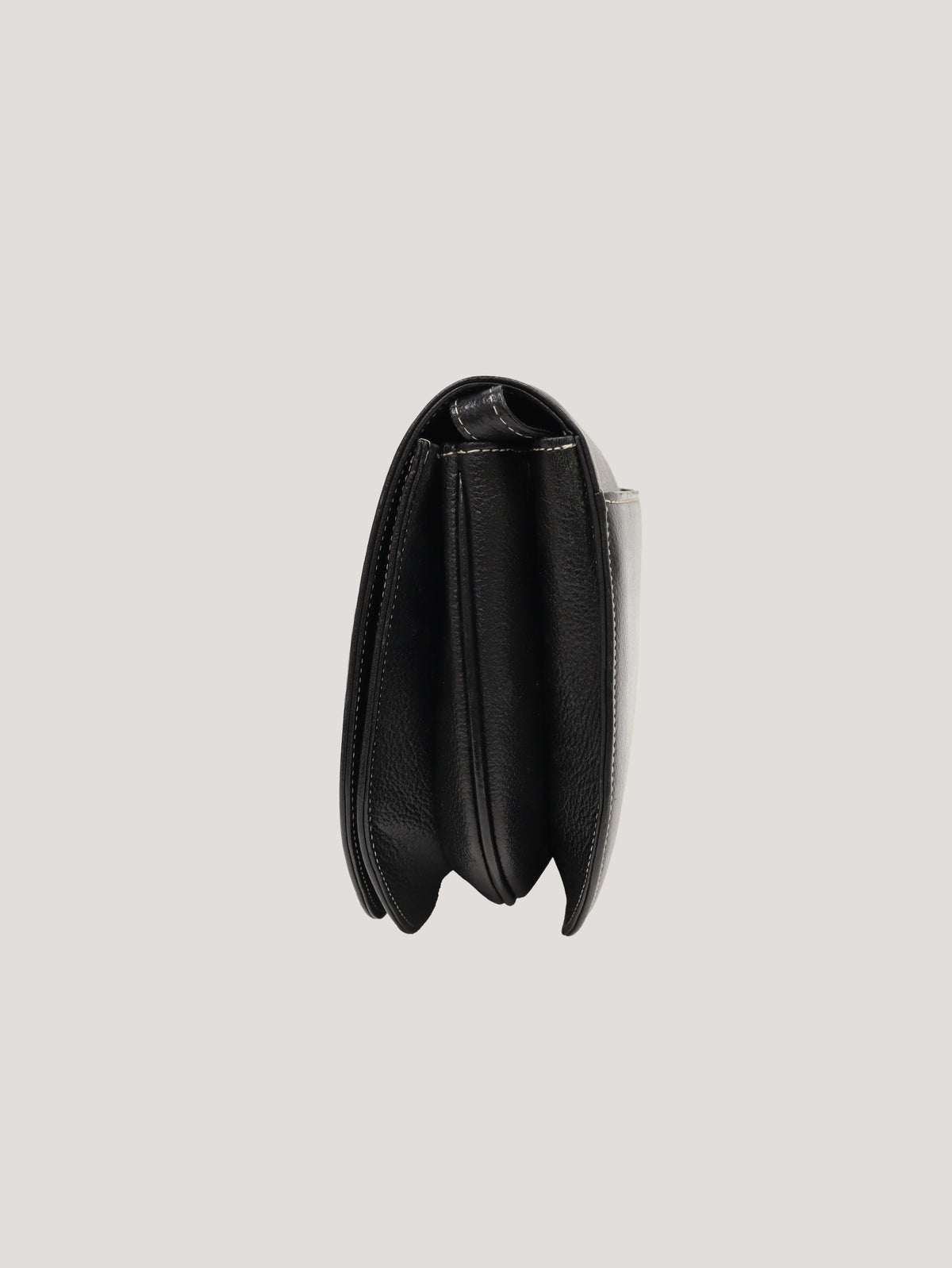 Logo-stitched shoulder bag
