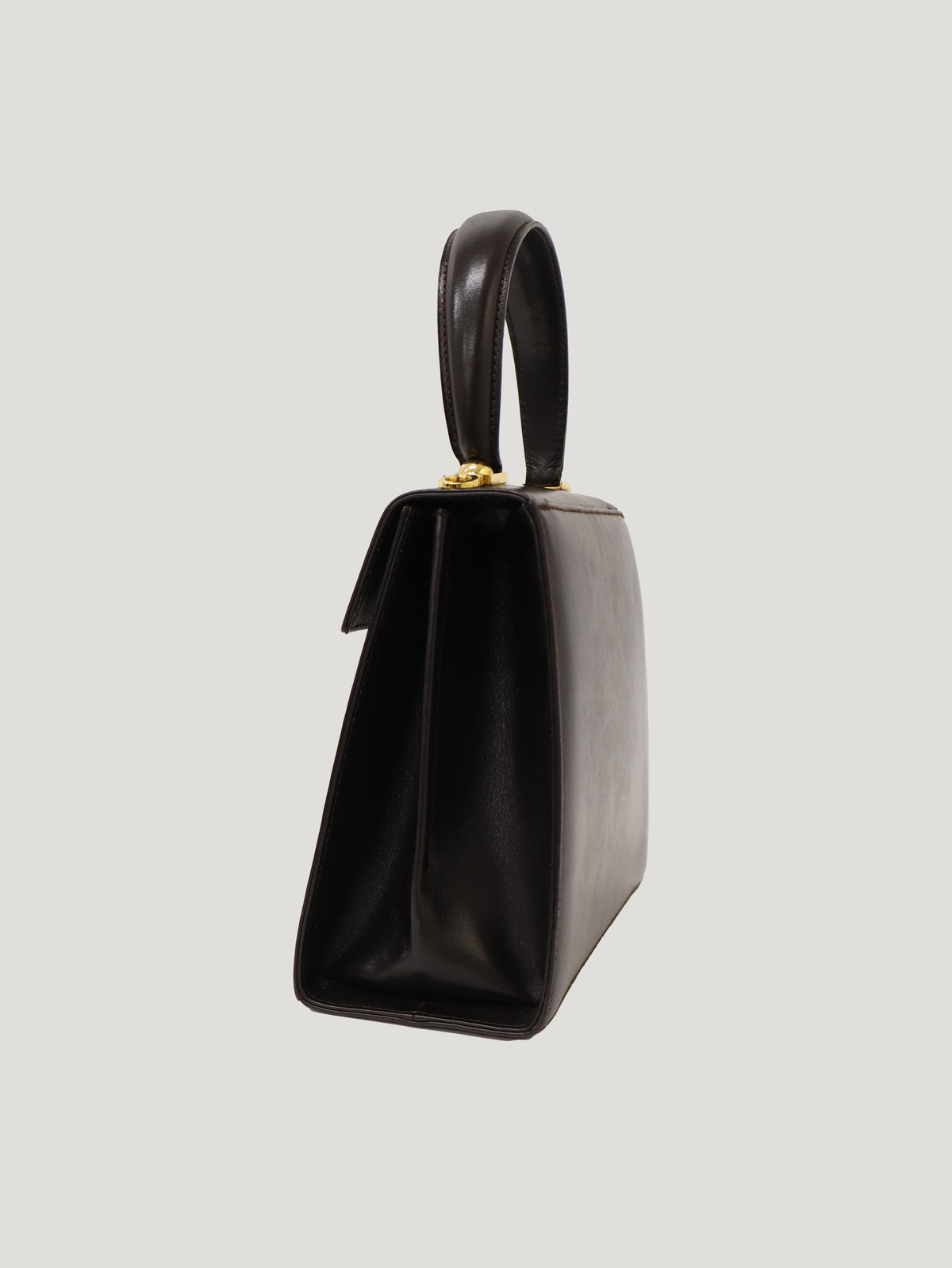 Gancini Leather 2-Way Bag