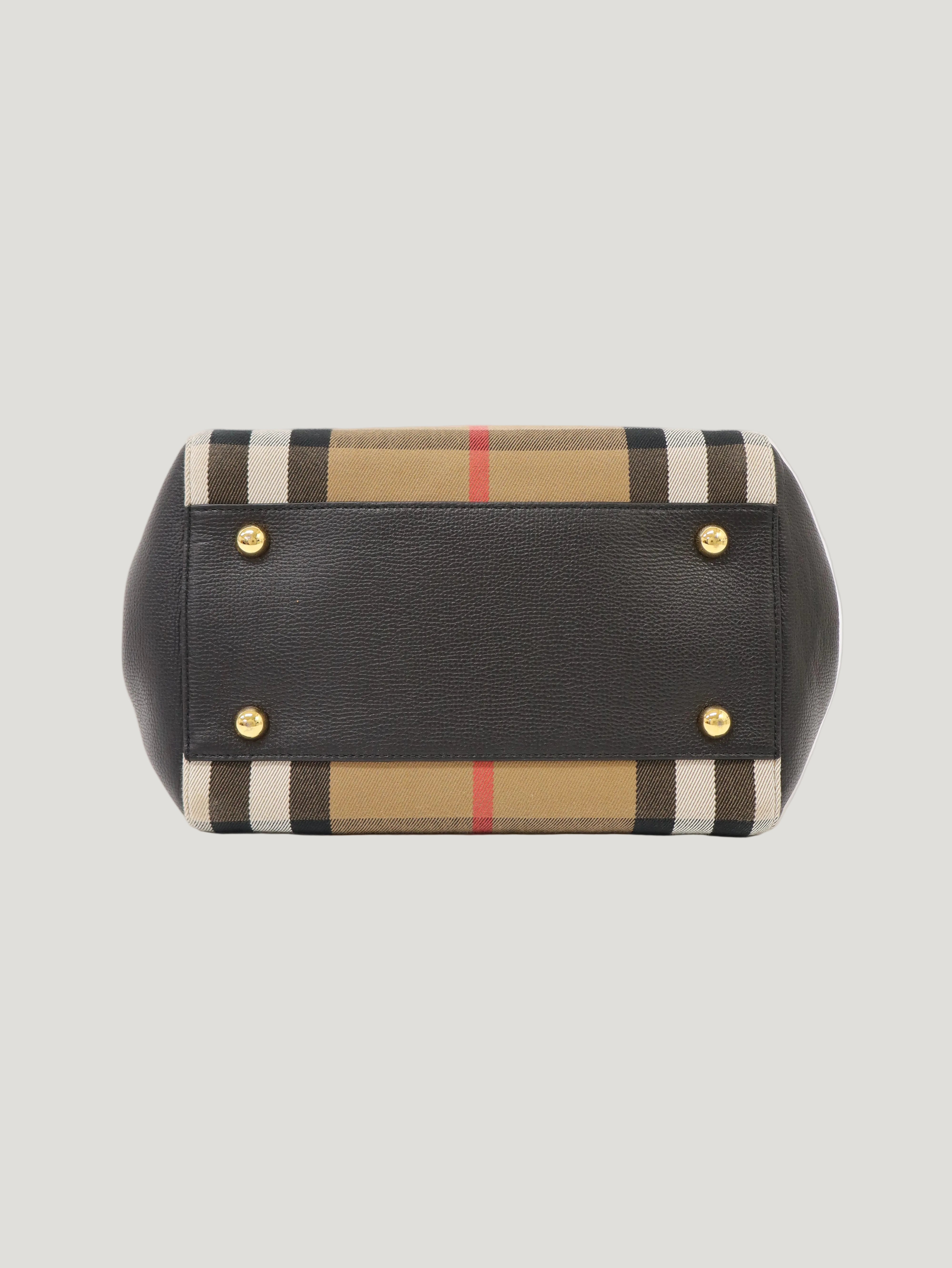 Checked Tote Bag