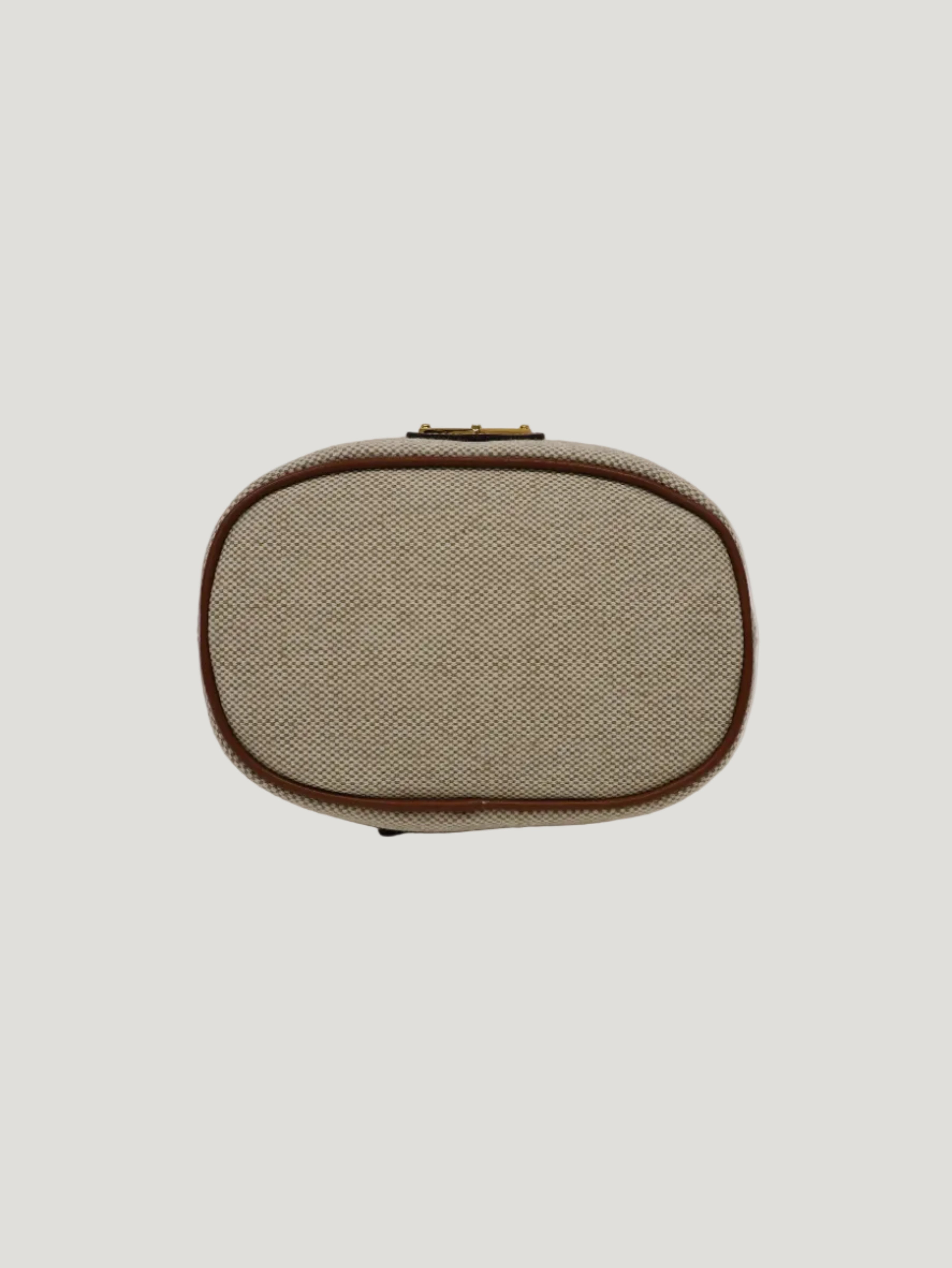Triangle Logo Canvas Drawstring Pouch