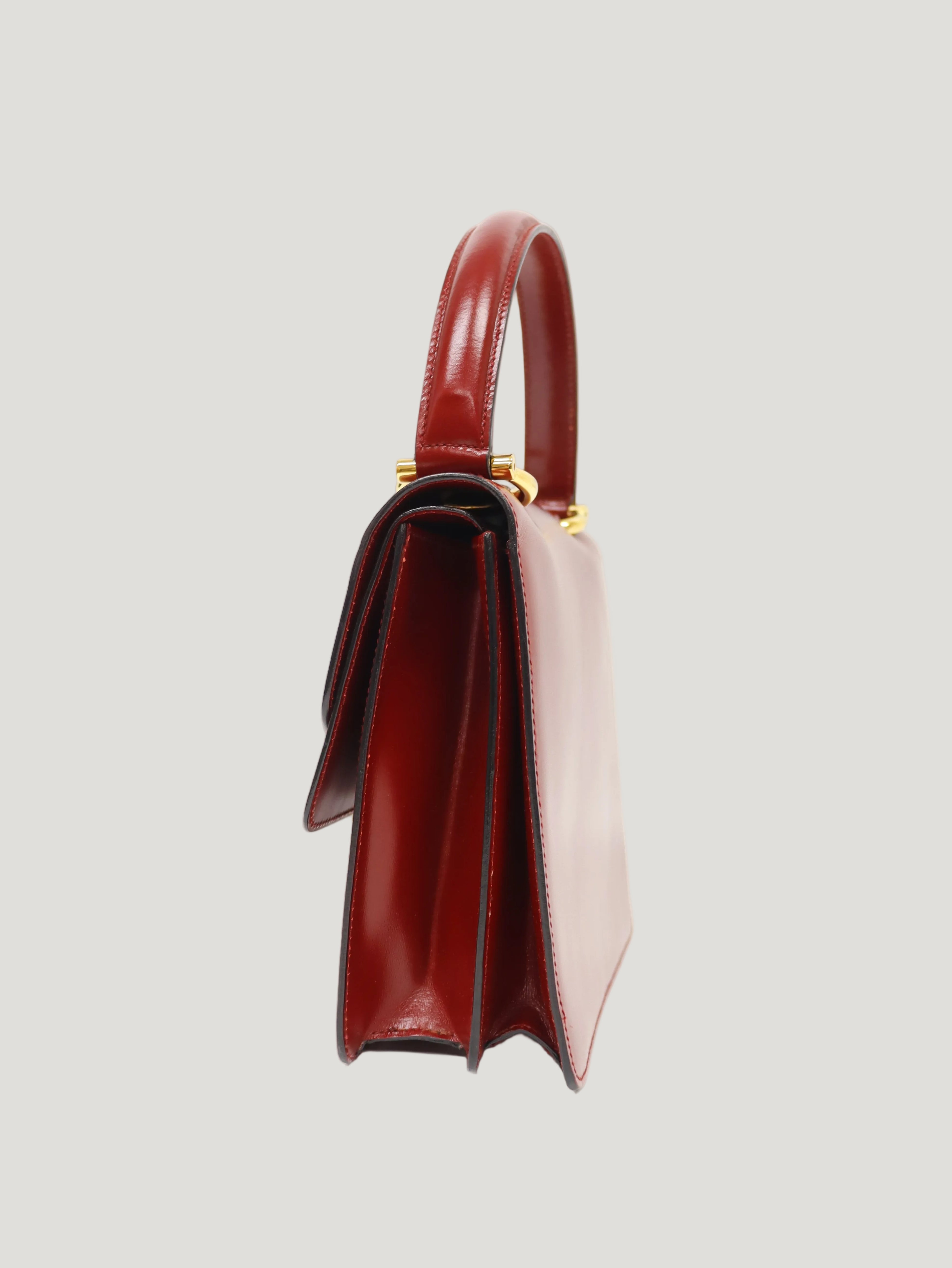 Gancini Flap Handbag